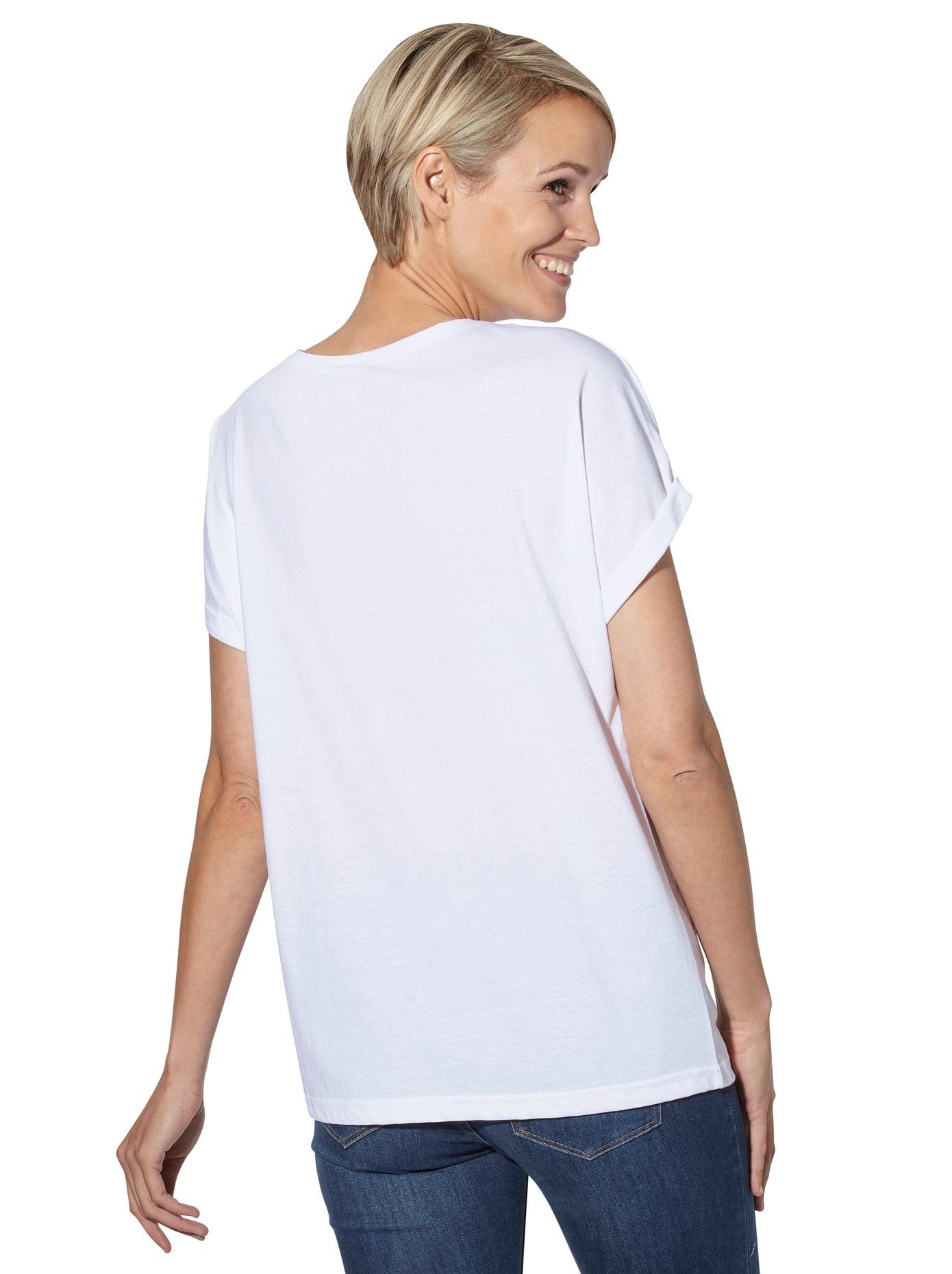 Classic Basics Shirt met ronde hals Shirt (1-delig)