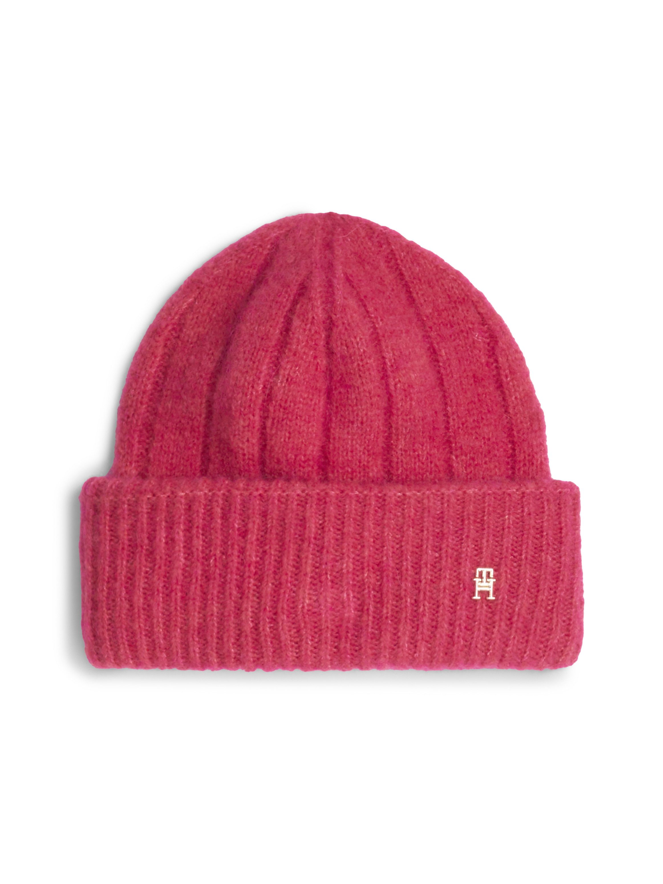 Tommy Hilfiger Beanie TH TIMELESS BEANIE met monogram-embleem