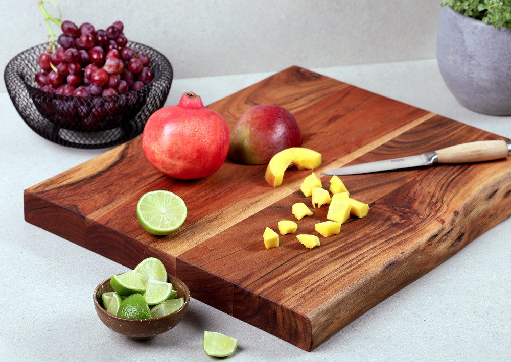 KESPER for kitchen & home Snijplank van acaciahout, FSC (1 stuk)