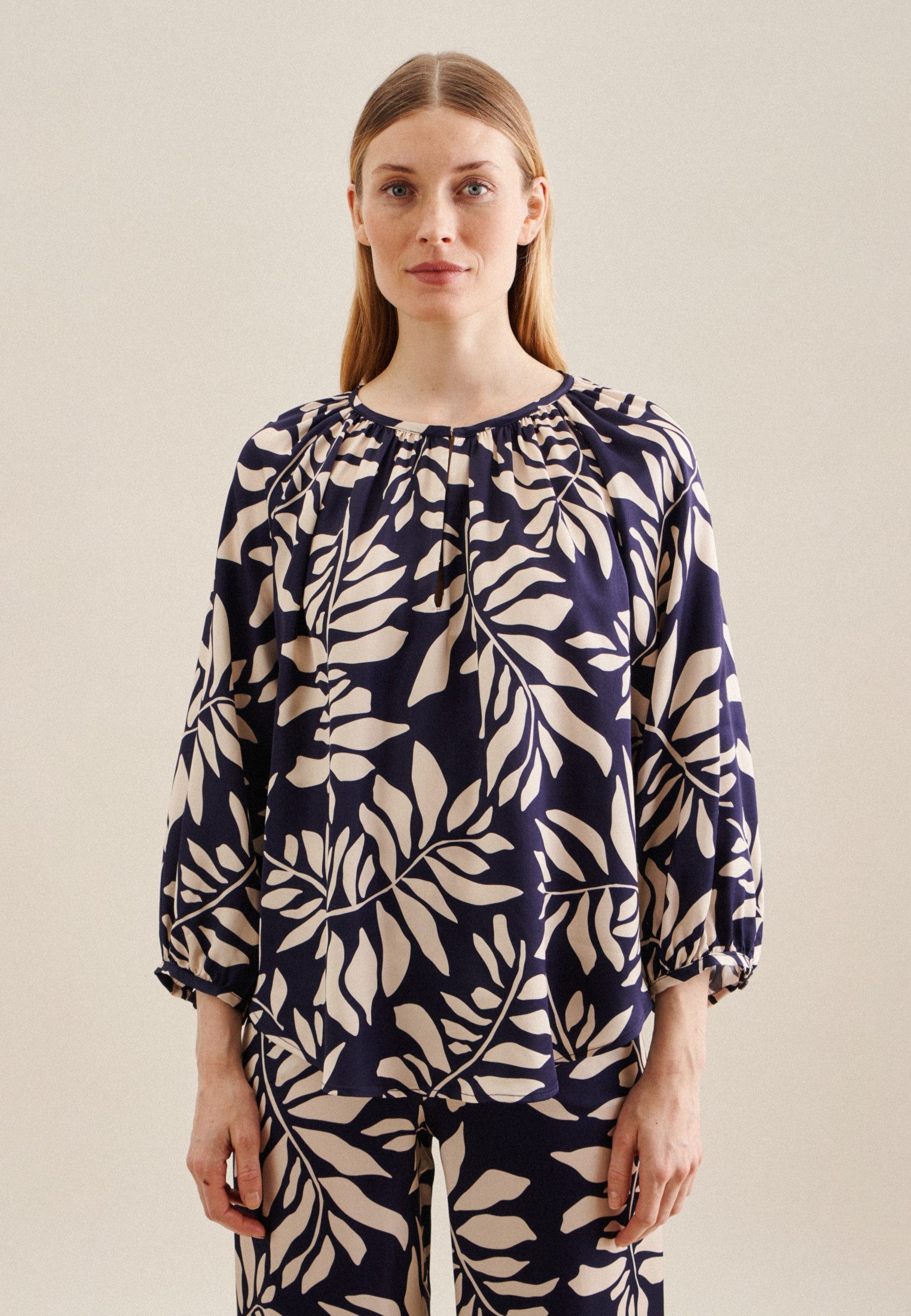 seidensticker Tuniek Zwarte roos dames tunieken maat 36 blauw