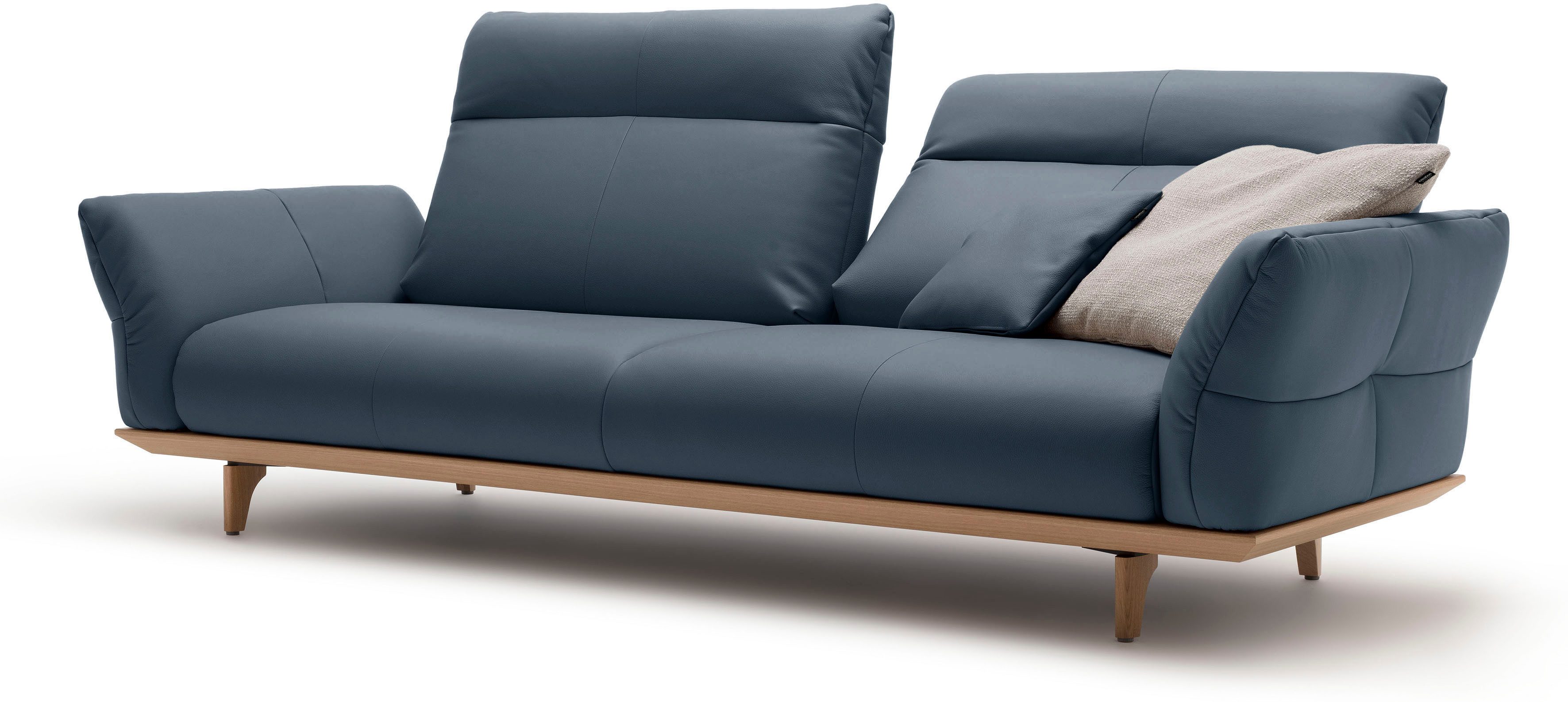 Creation BY ROLF BENZ 3,5-zitsbank Hs.460 Onderstel in eiken, poten in natuurlijk eiken, breedte 228 cm