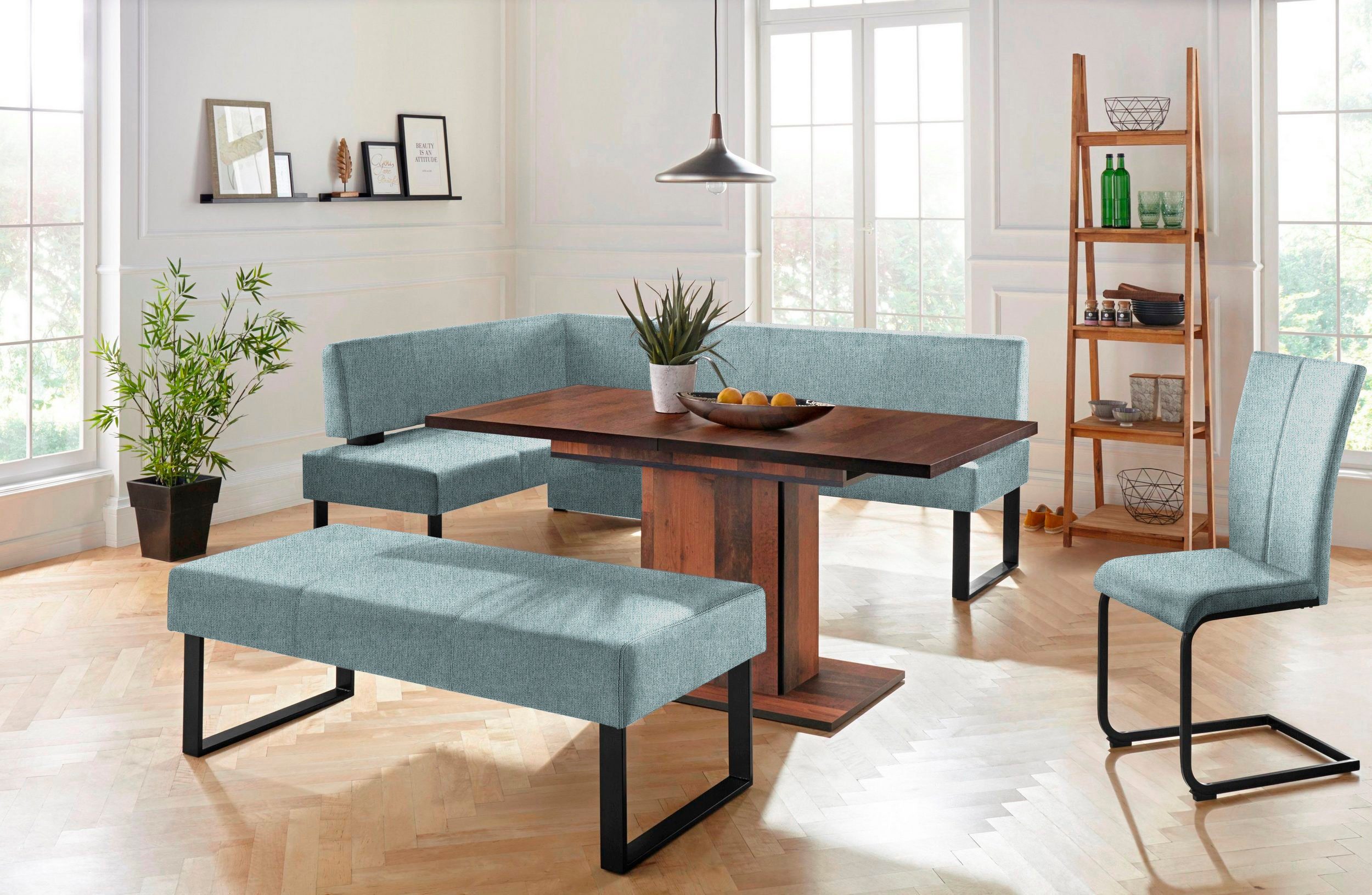 Home affaire Zitbank Oliver Breedte 140 cm, met metalen frame