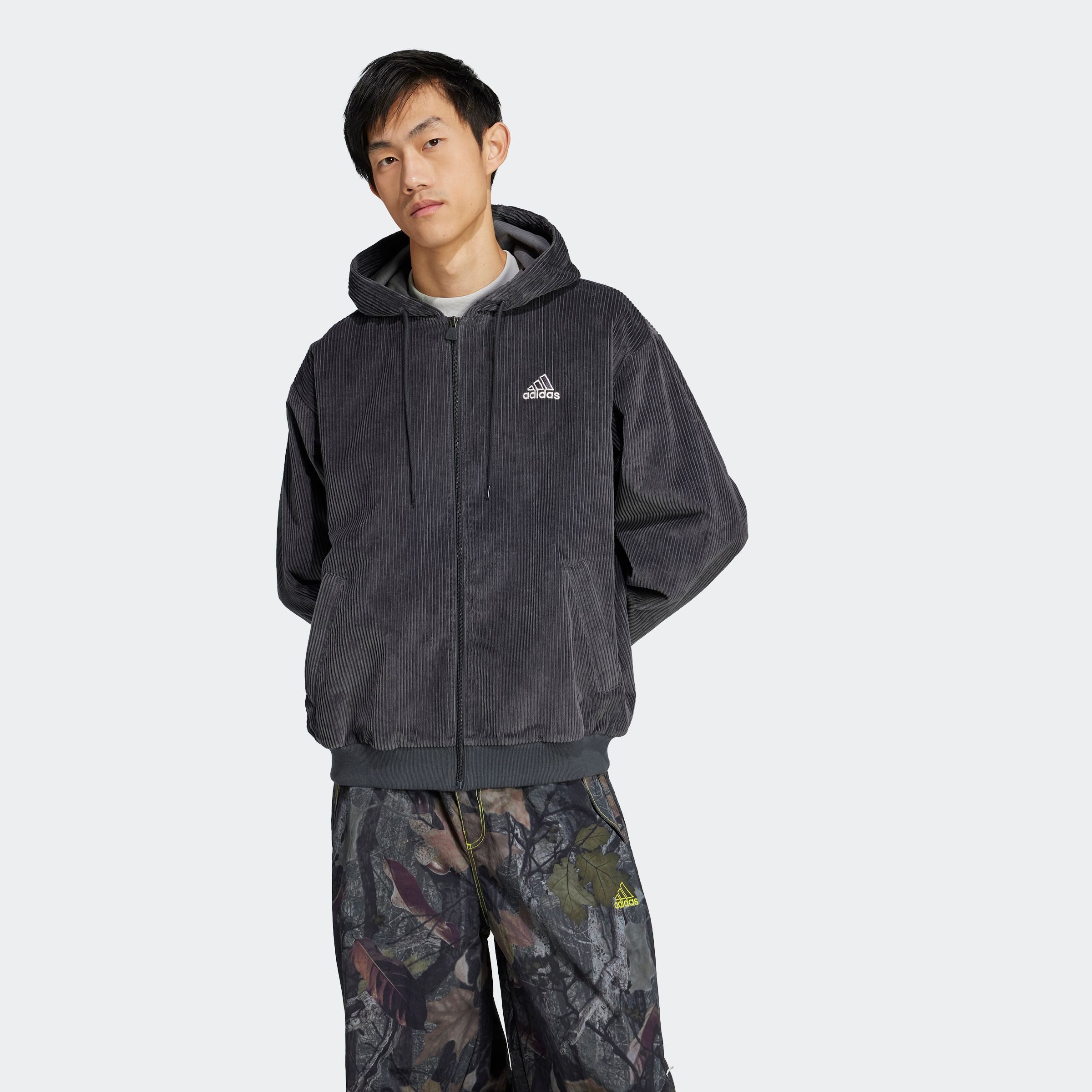 adidas Originals Hoodie CORD HOODIE heren hoodies maat XL grijs