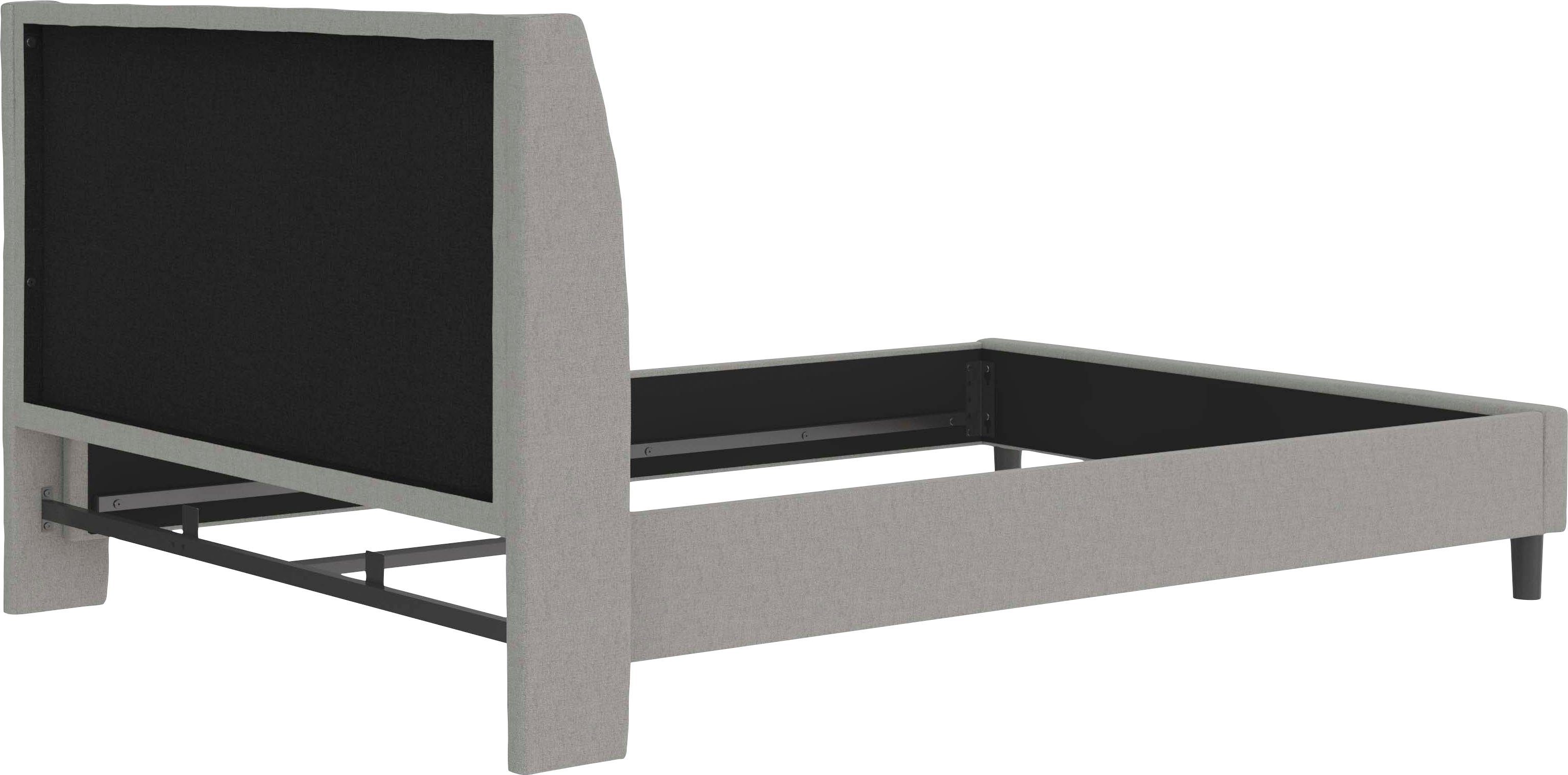 Home affaire Gestoffeerd bed Kempton met ruitencapitonnage, zacht verdikt, ligoppervlak 140x200 of 180x200 cm (1-delig)