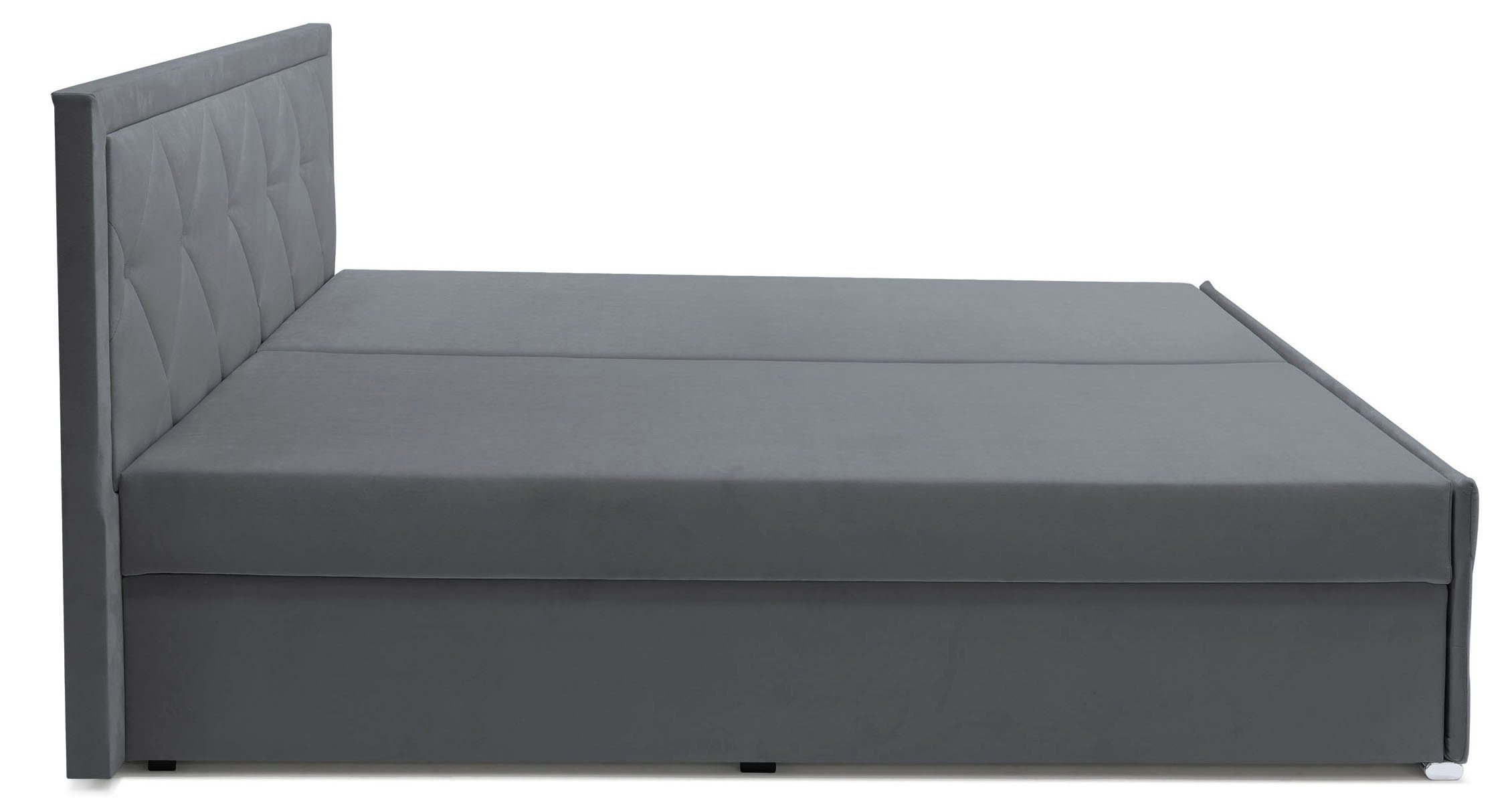Leonique Boxspring Alfie, bestseller! Inclusief bedlade & topper Optioneel met knoopstiksels of strassstenen, H2, H3 en H4 verkrijgbaar