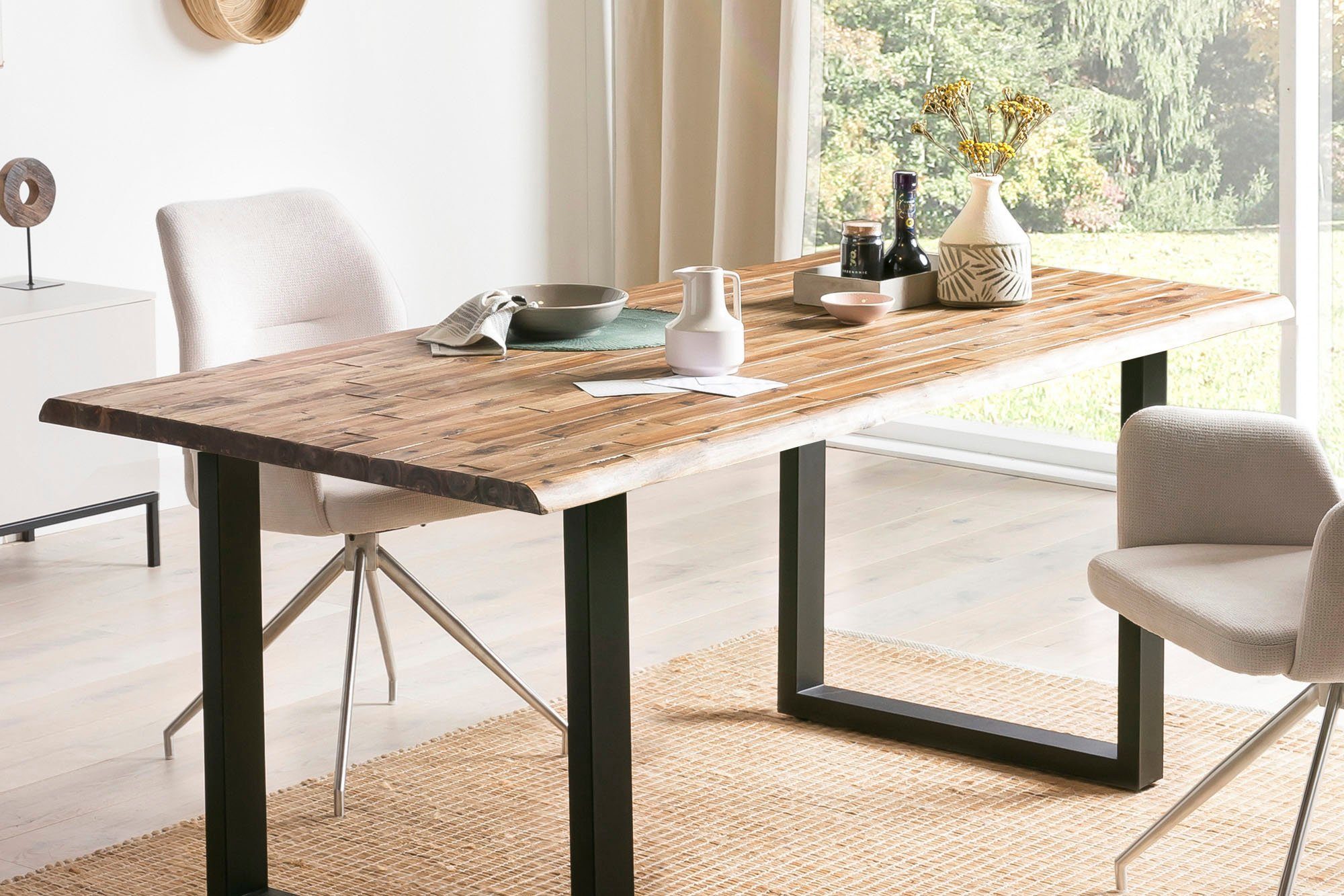 SalesFever Eettafel Tafelblad 2-voudig gelakt