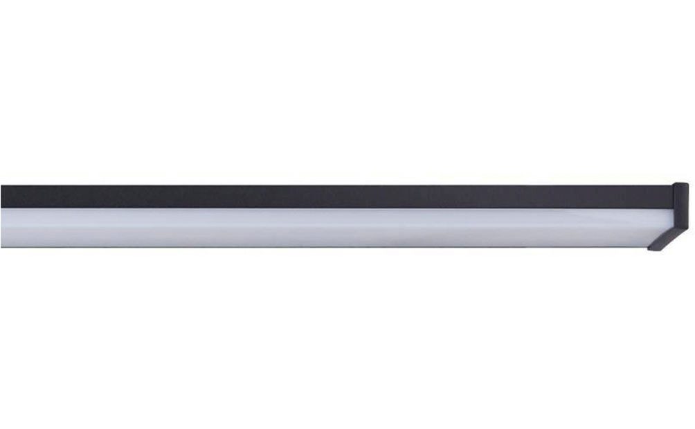 EGLO Spiegellamp PANDELLA 1 Wandlamp, LED spiegel lamp, lamp in zwart, wit, IP44, L 78 cm (1 stuk)