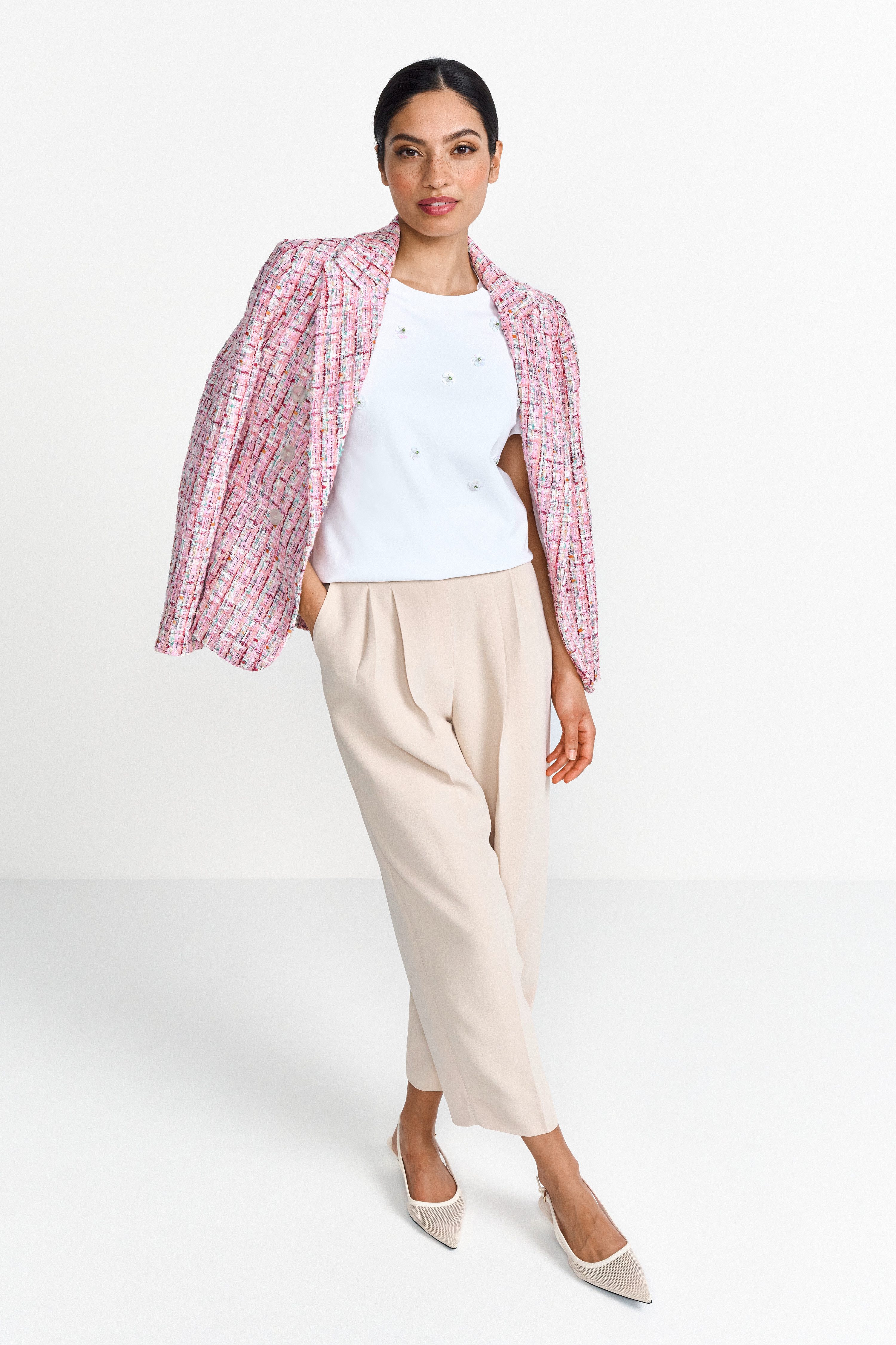 Rich & Royal Shirt met korte mouwen Met een ronde hals