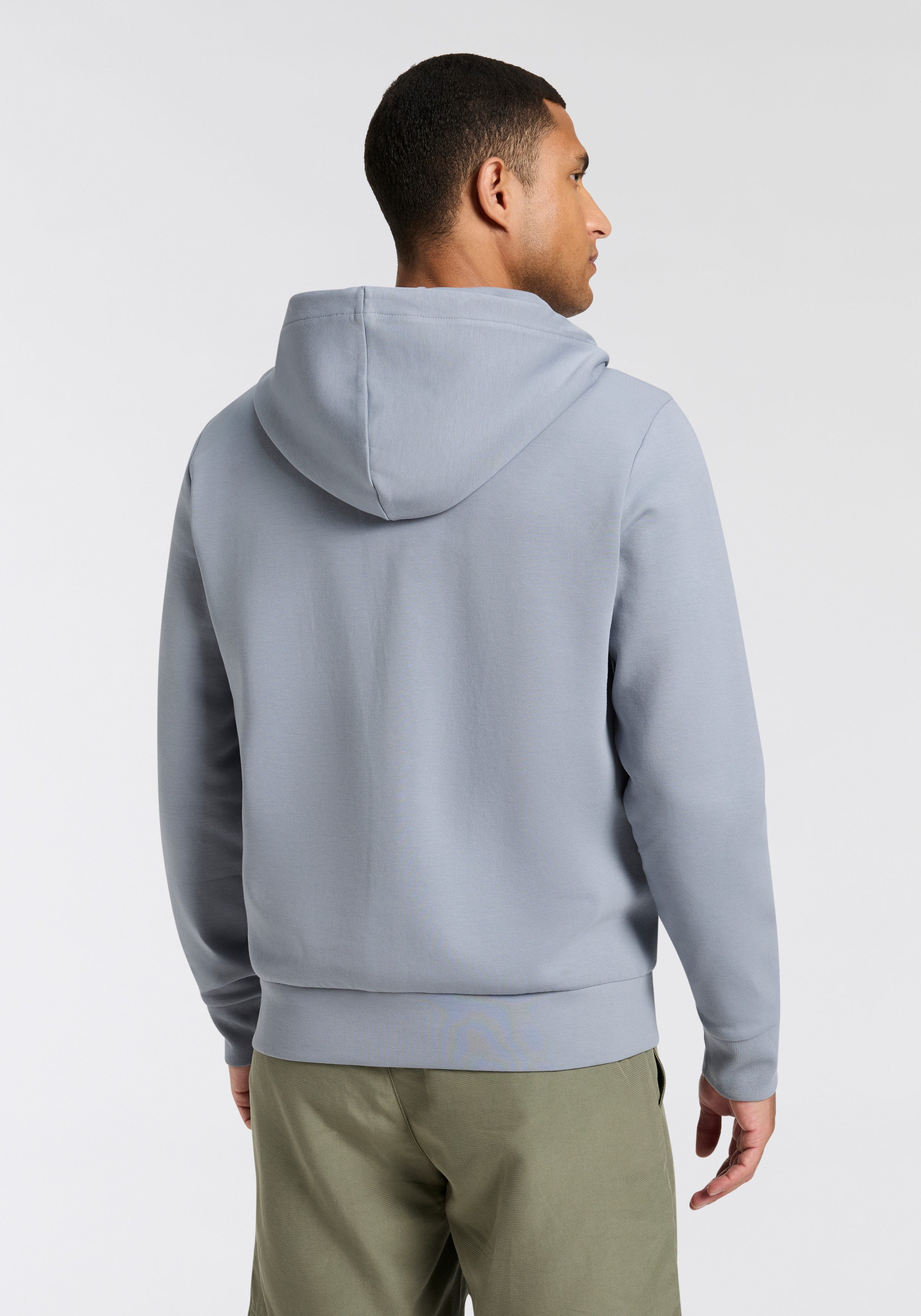BOSS GREEN Capuchonsweatvest Saggy met boss print