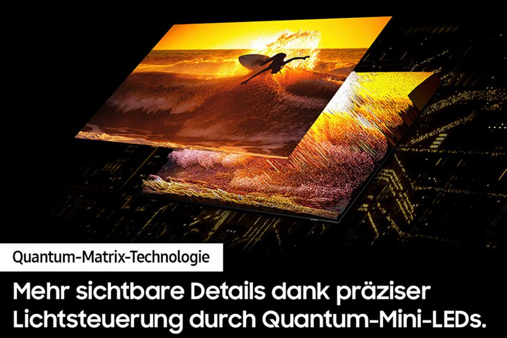 Samsung QLED mini led-tv, 189 cm / 75", 4K Ultra HD, Smart TV, Neural Quantum 4K AI Gen2-processor, mini LED, tot 144Hz
