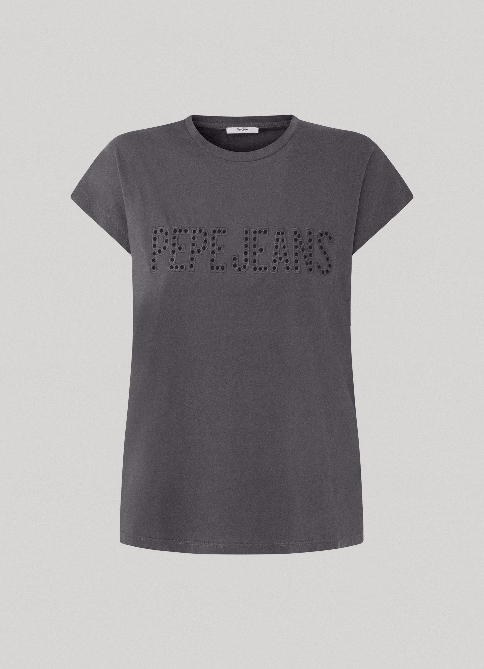Pepe Jeans T-shirt Lilith met logoapplicatie