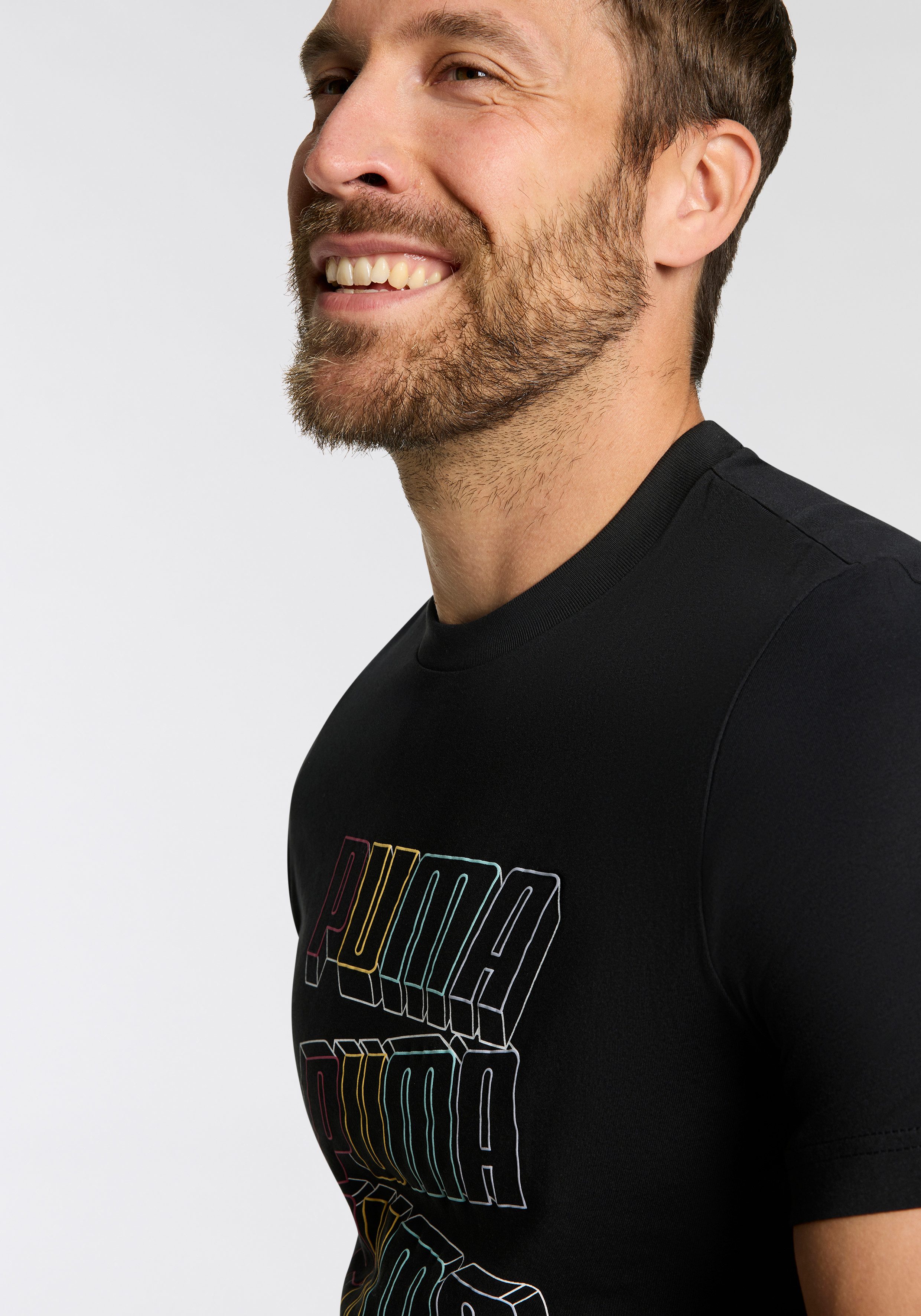 PUMA T-shirt ESS LOGO LAB HOG TEE