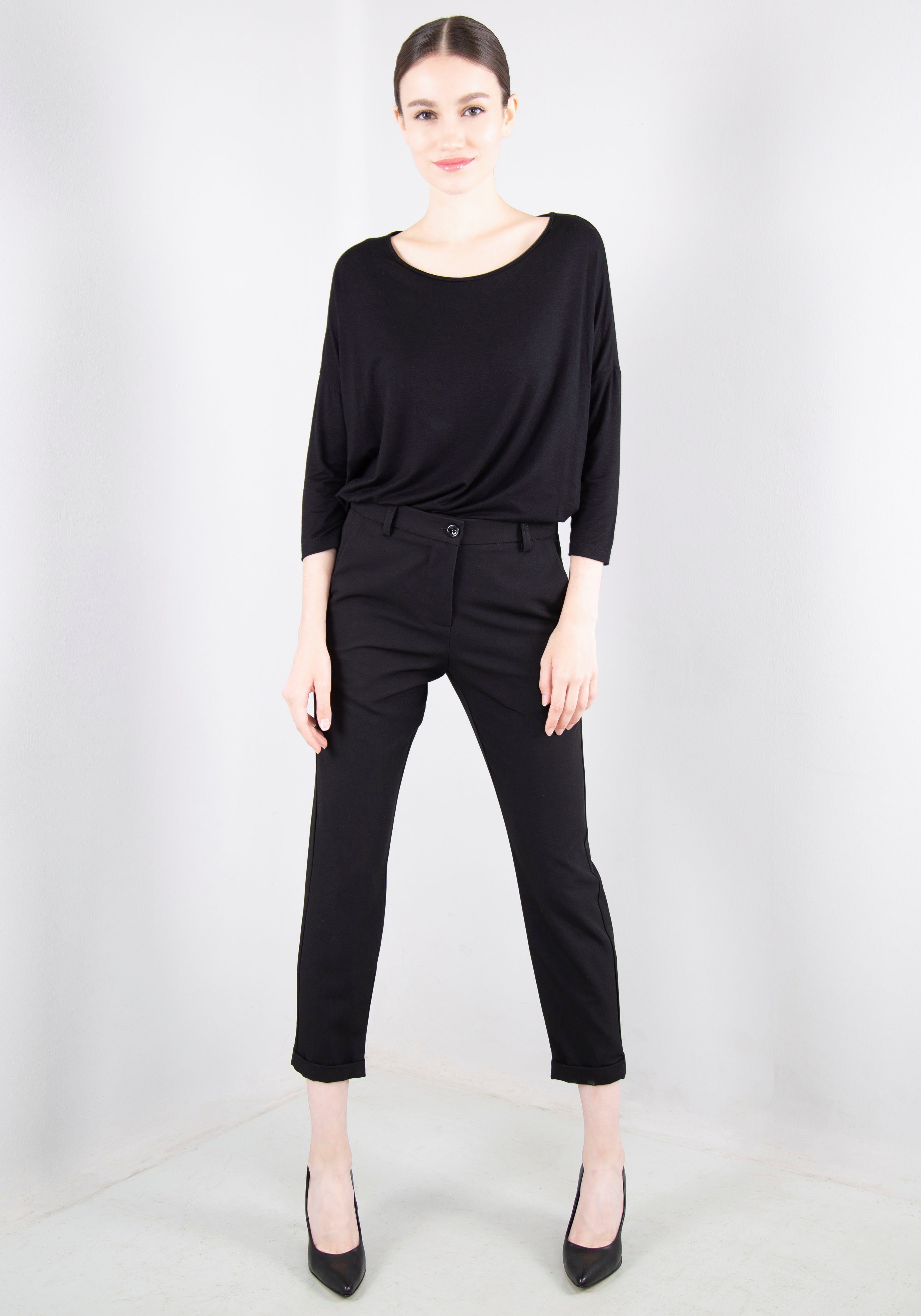 IMPERIAL Pantalon IMP-PTA9CD met omslagzoom