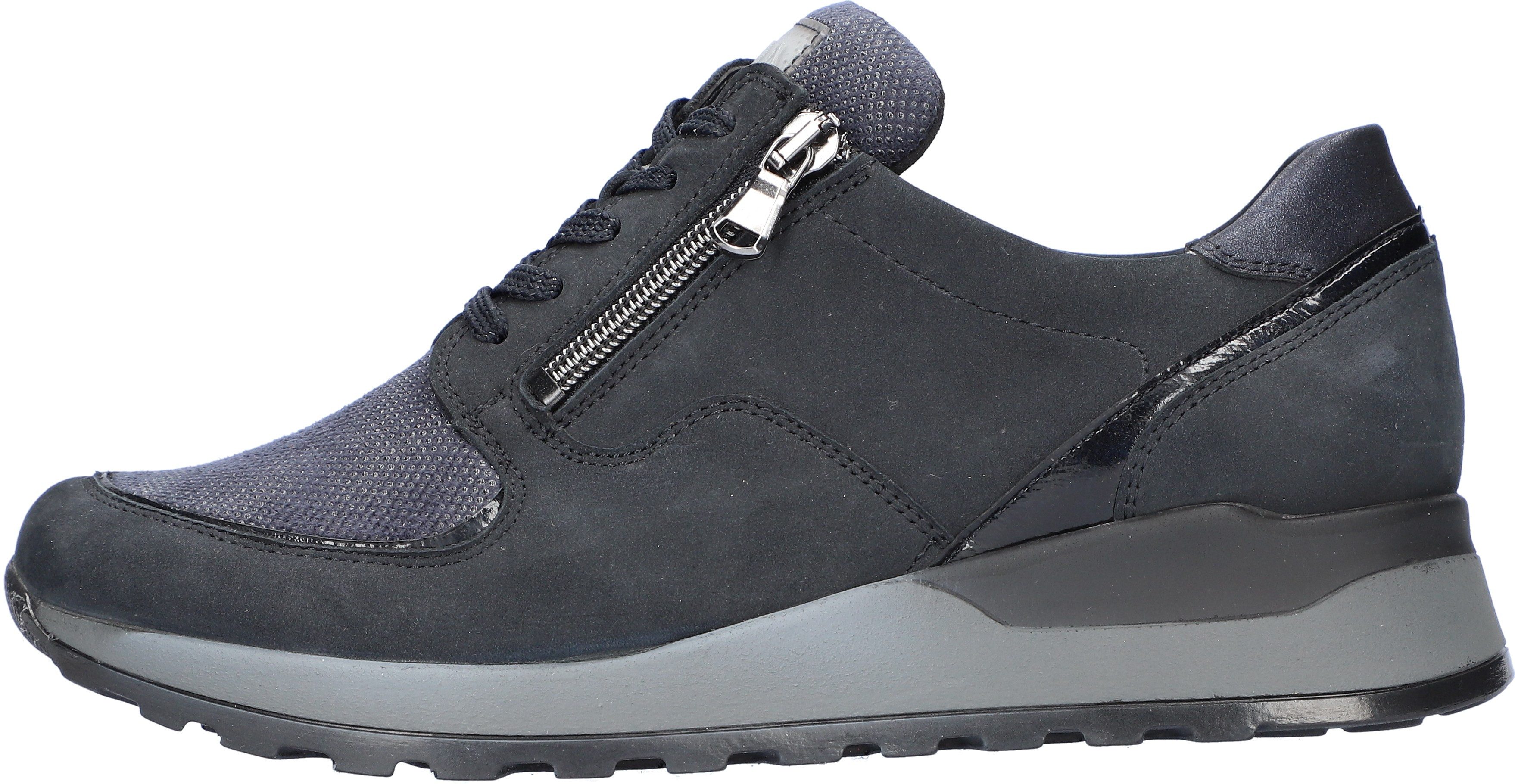 Waldläufer Sneakers Hiroko-Soft , vrijetijdsschoen, lage schoen, comfortabele schoen in comfortbreedte g (= breed)