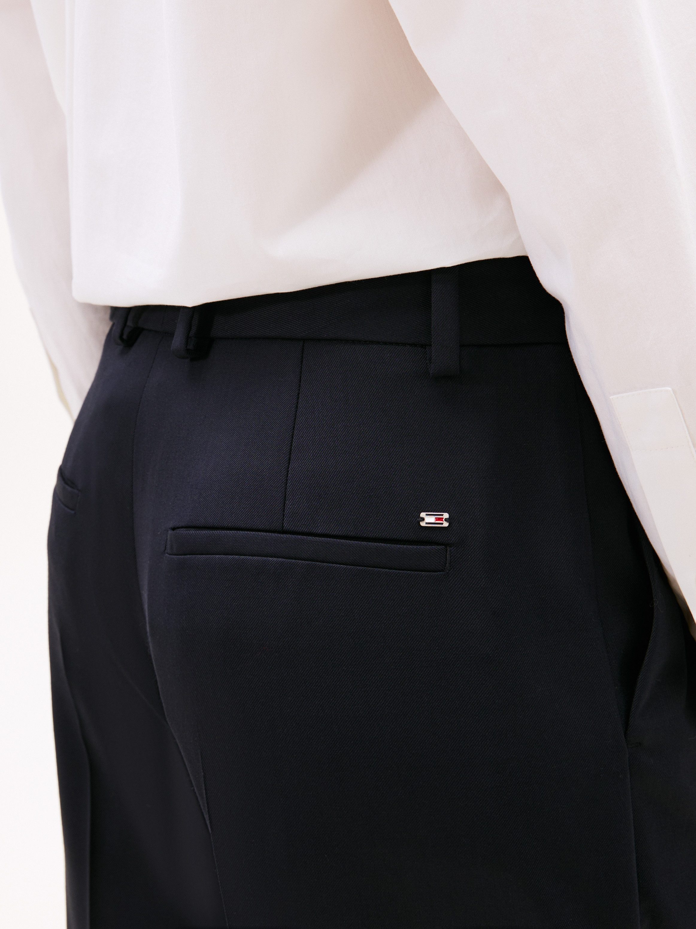 Tommy Hilfiger Pantalon TIMELESS WOOL RLXD STRT PANT