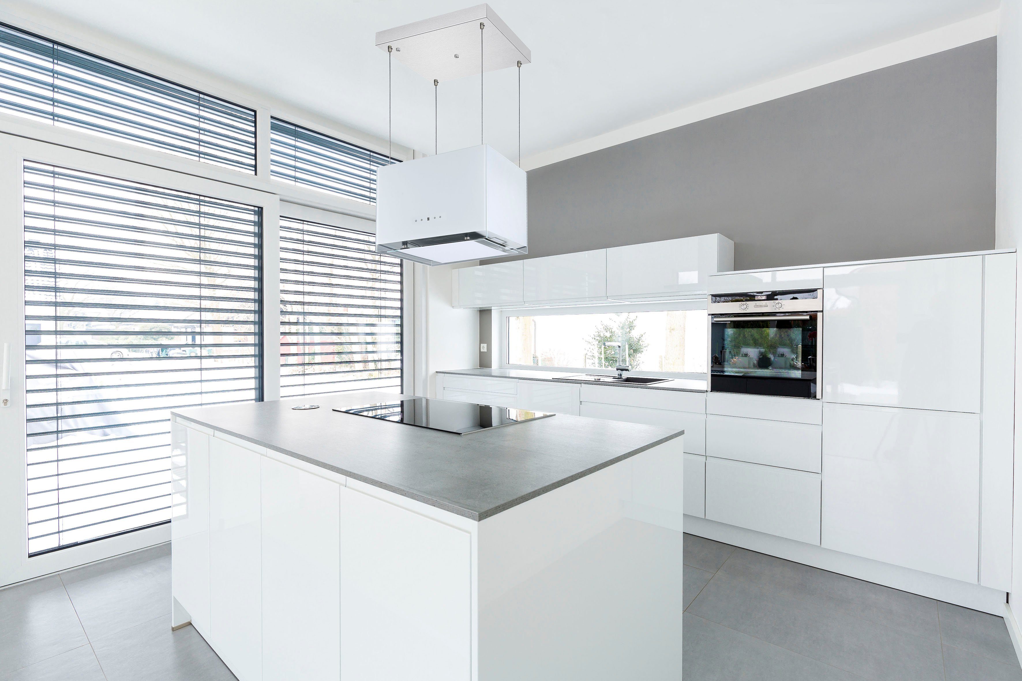RESPEKTA Afzuigkap voor kookeiland CH 11050 50 cm, recirculatie, 3 vermogensniveaus, led-verlichting, afstandsbediening