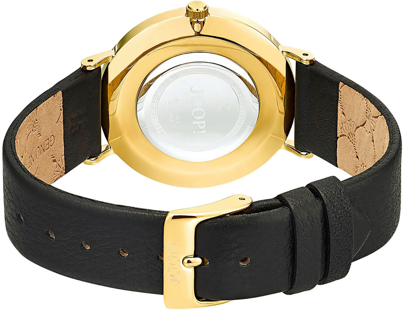 Joop! Kwartshorloge 2026575 Horloge, dameshorloge, leren band