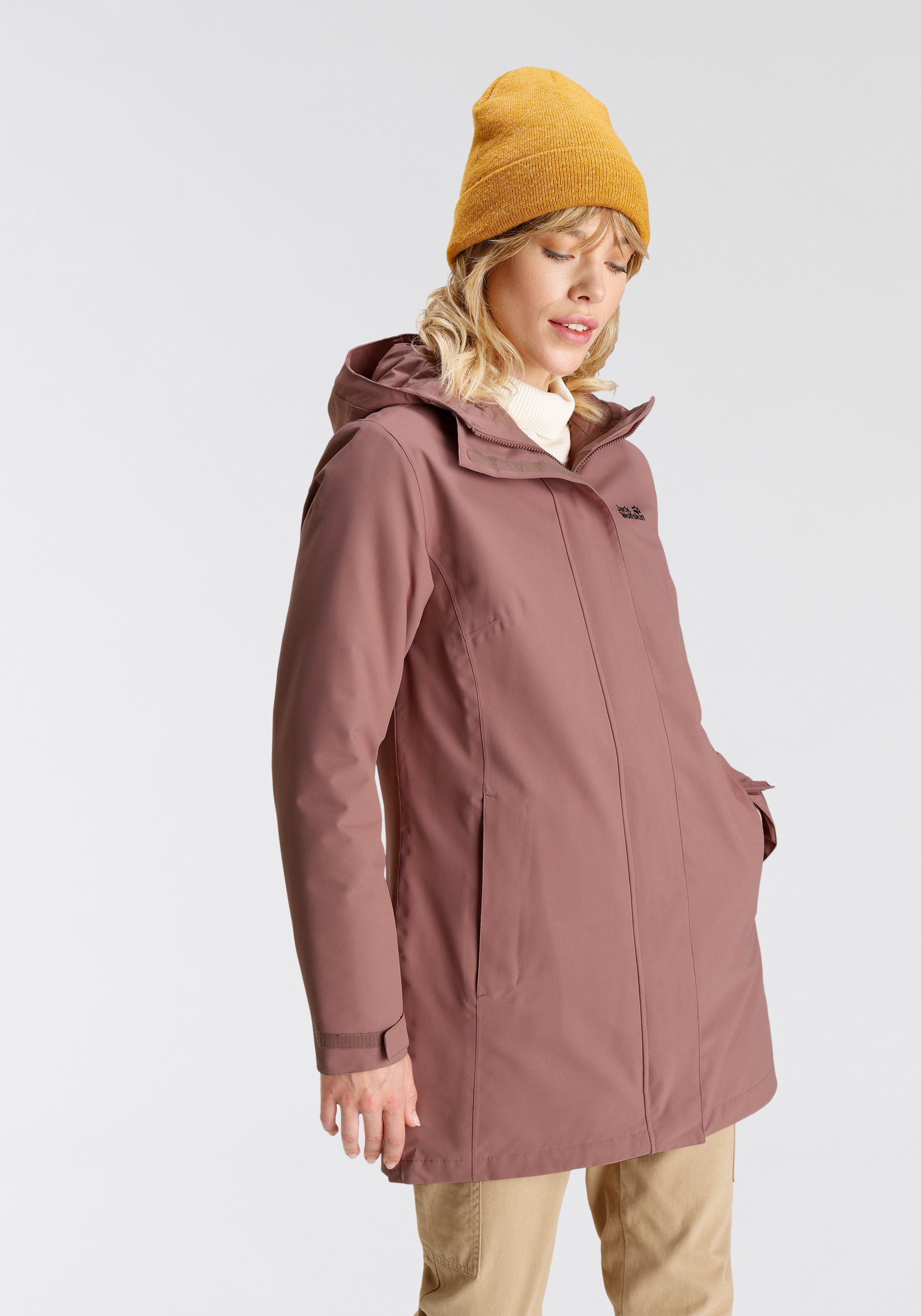 Jack Wolfskin Parka KIOLA Winddicht & waterafstotend & ademend