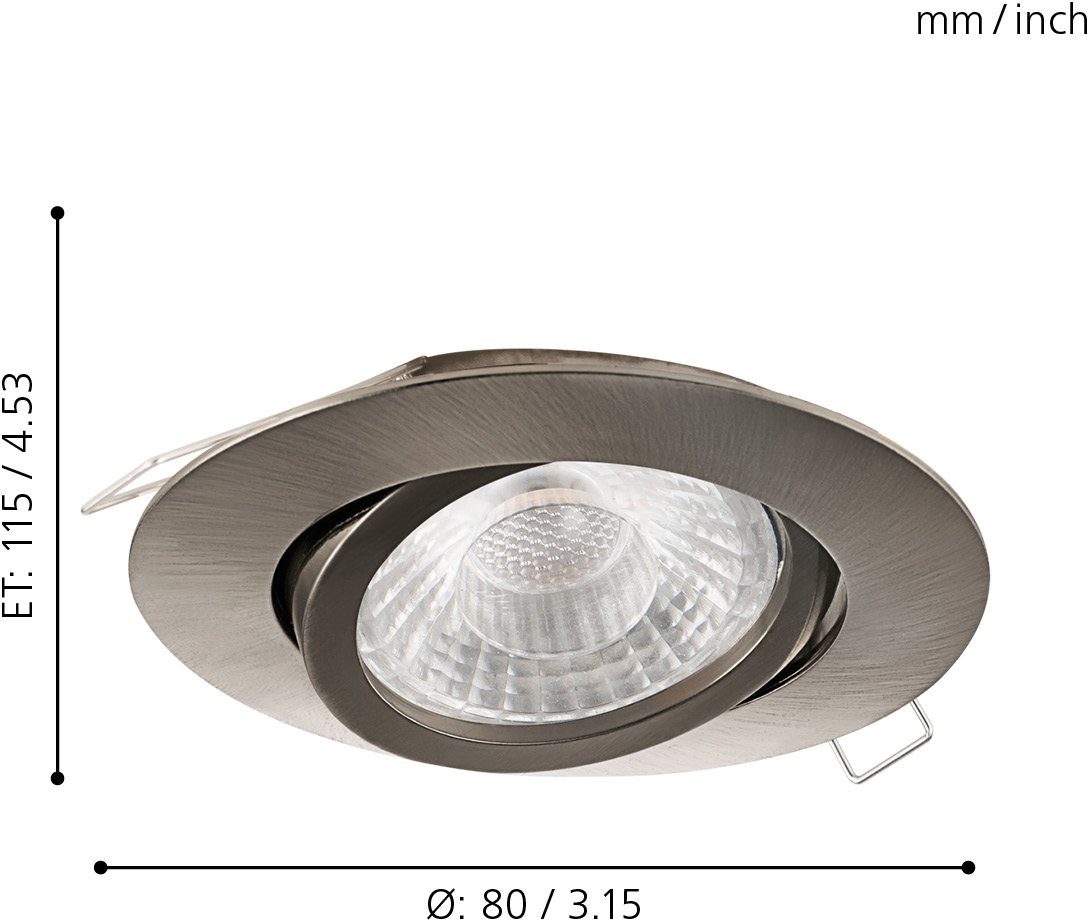 EGLO Ledinbouwlamp TEDO1 (3 stuks)