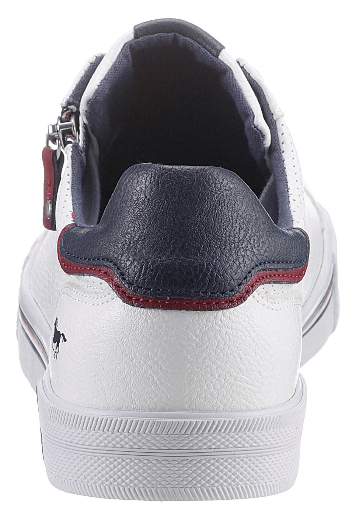 Mustang Shoes Sneakers met rits aan de zijkant, vrijetijdsschoen, lage schoen, veterschoen