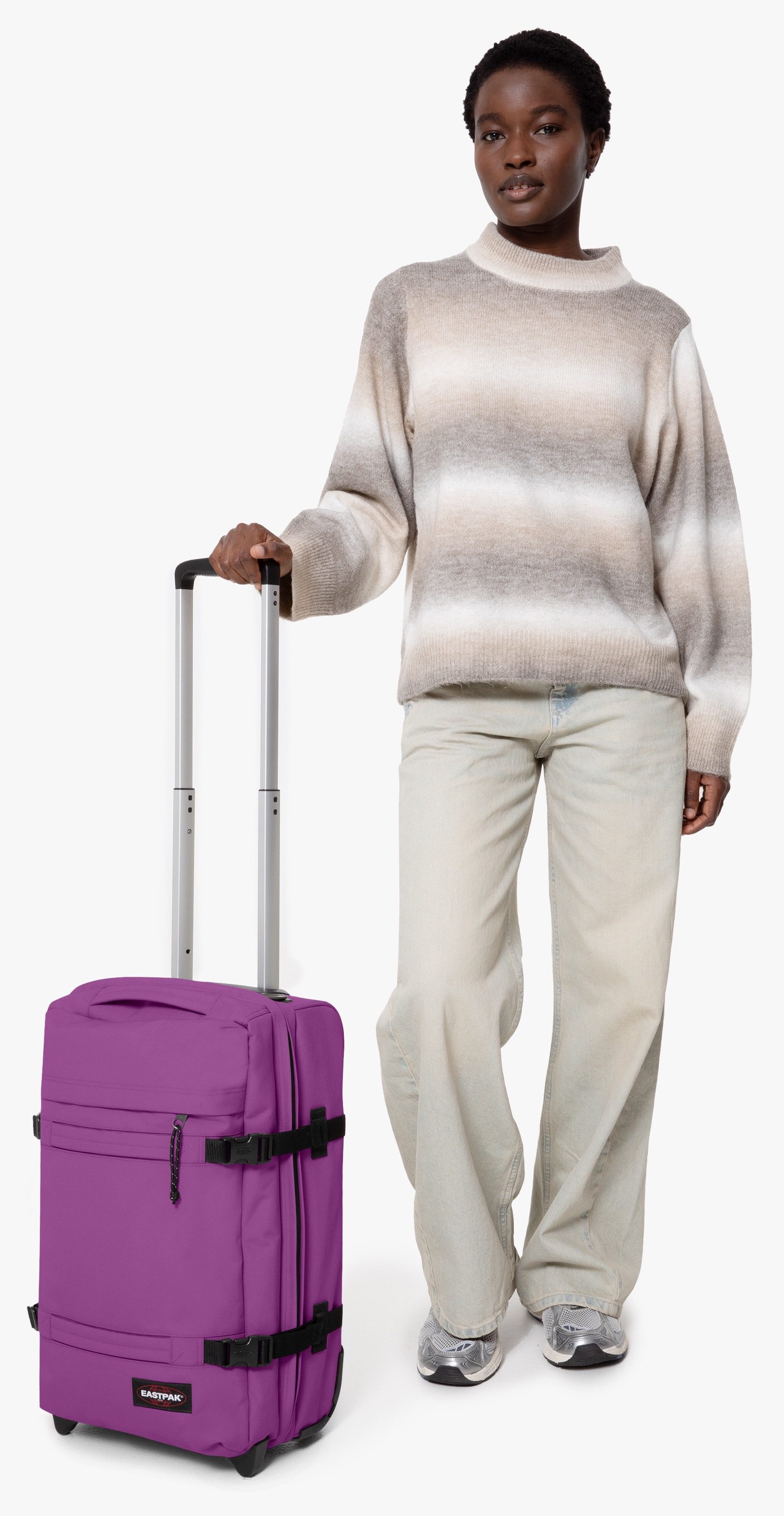 Eastpak Zachte bagage trolley TRANSIT'R S Handbagage-koffer reis bagage koffer met TSA-slot reistas