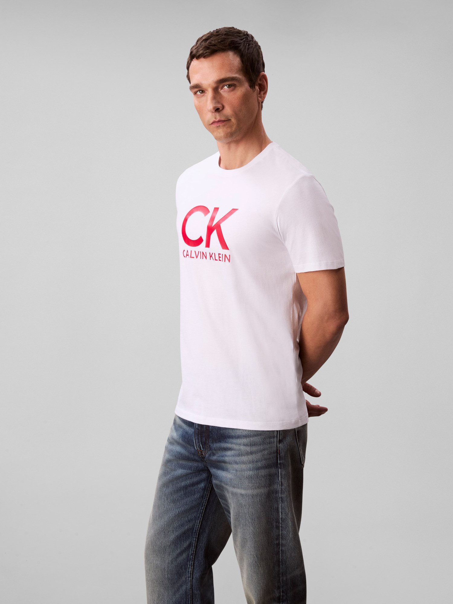 Calvin Klein T-shirt SS 30S EU CK CALVIN GRAPHIC TEE