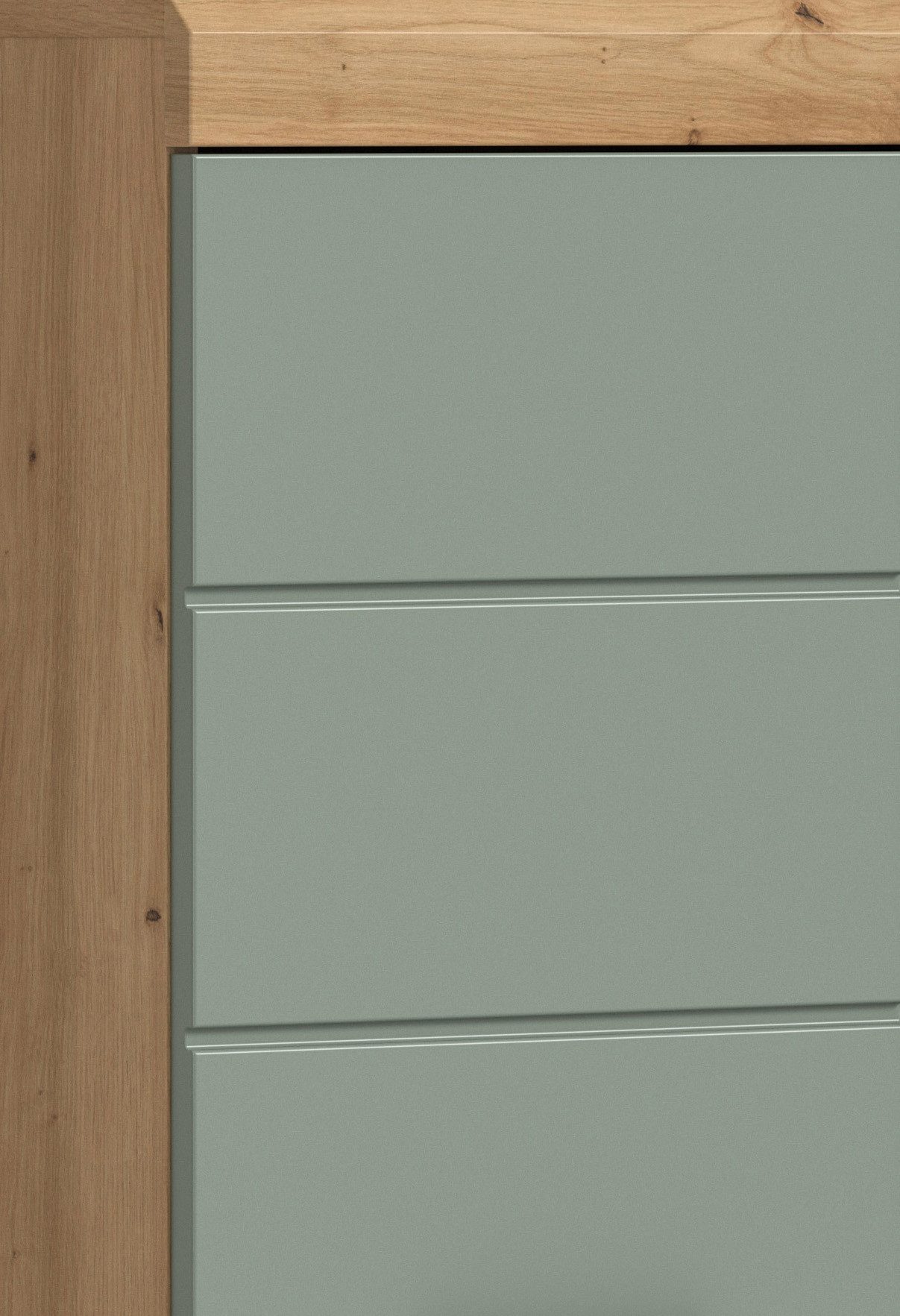 INOSIGN Wastafelonderkast Siena, breedte 60 cm, 2 deuren, 2 vakken, met sifonaansluiting, MDF-front in verschillende kleuren verkrijgbaar, badkamermeubels, badkamerkast, commode, badkamer (1 stuk)