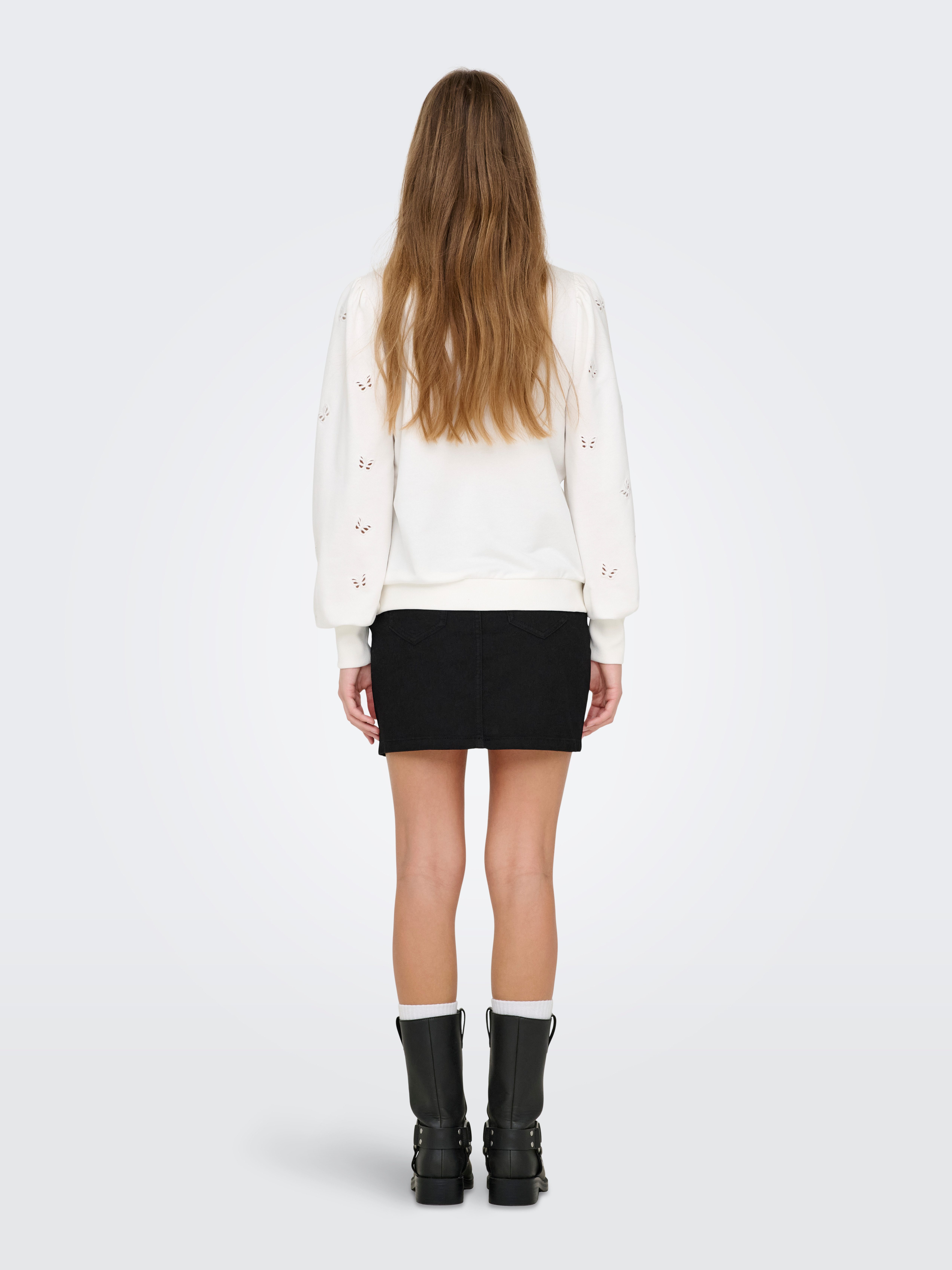 Only Sweatshirt ONLFEMME L/S PUFF EMBROIDERY UB SWT
