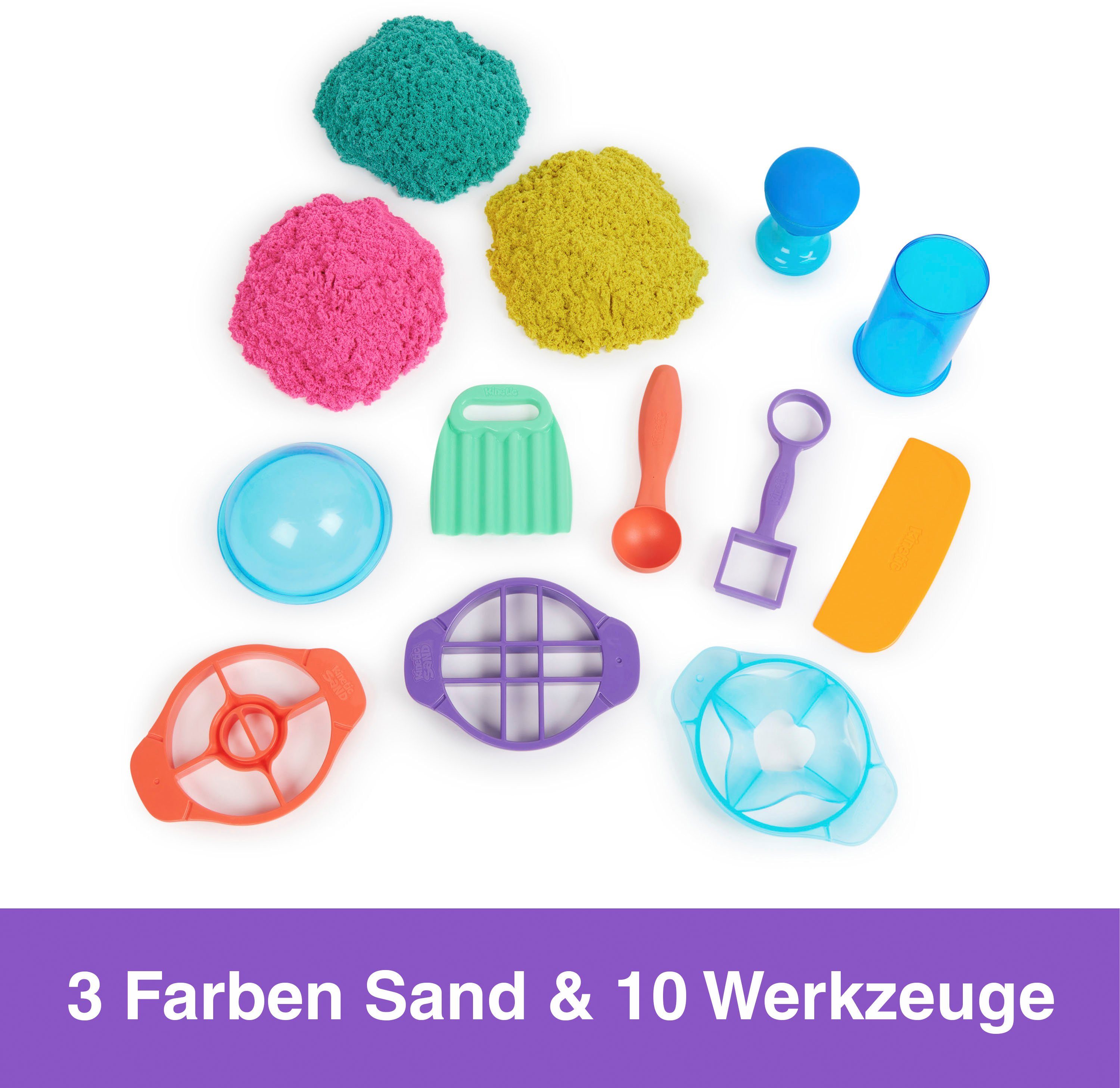 Spin Master Knutselset Kinetic Sand - Ultimate Sandisfying Set 907g