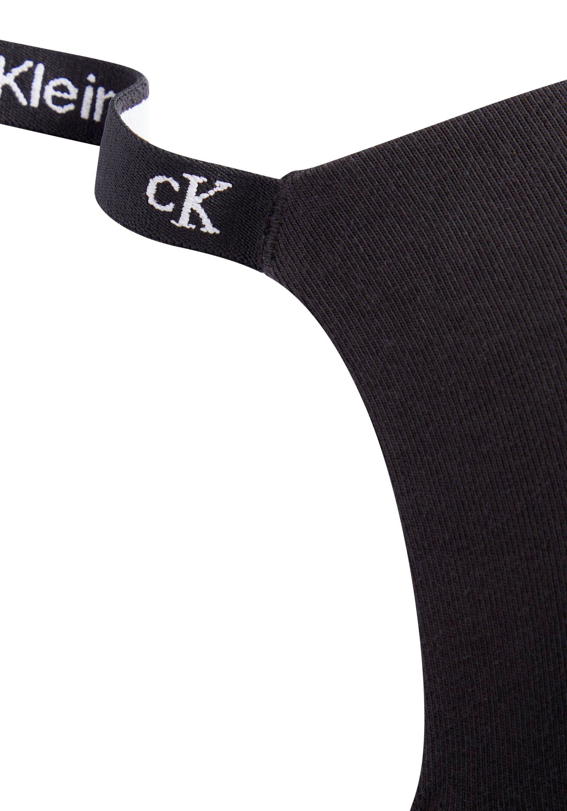 Calvin Klein Push-up-bh PUSH UP PLUNGE met logoprint op de bandjes