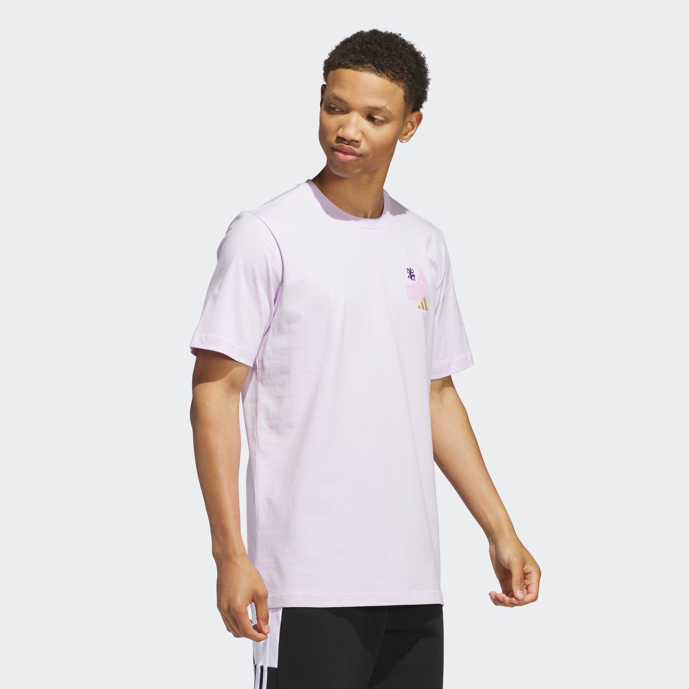 adidas Sportswear T-shirt M JETSET CMPR T (1-delig) heren t-shirts maat M paars