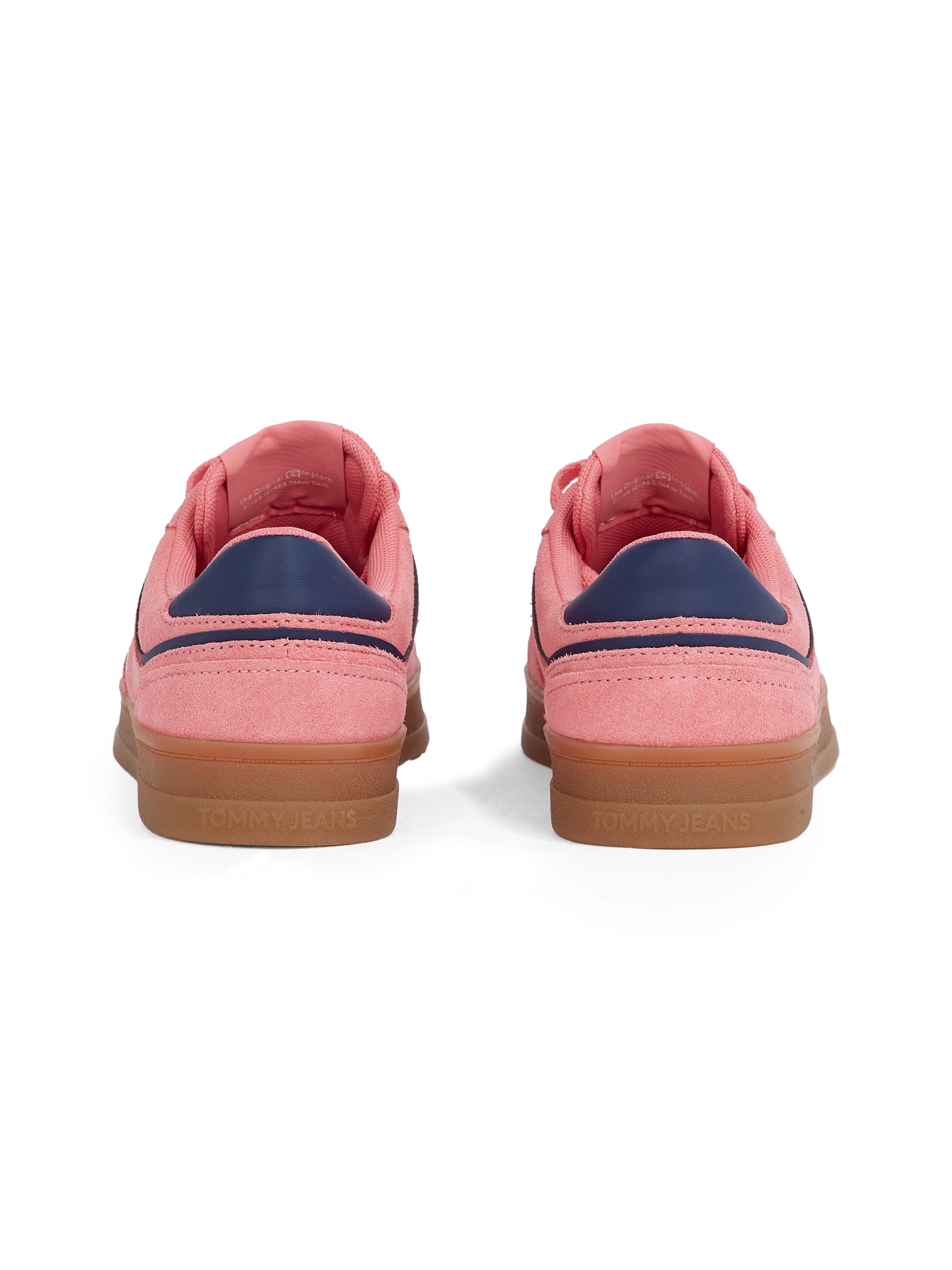 TOMMY JEANS Plateausneakers THE GREENWICH SUEDE vrijetijdsschoen, lage schoen, veterschoen met gepolsterde schacht