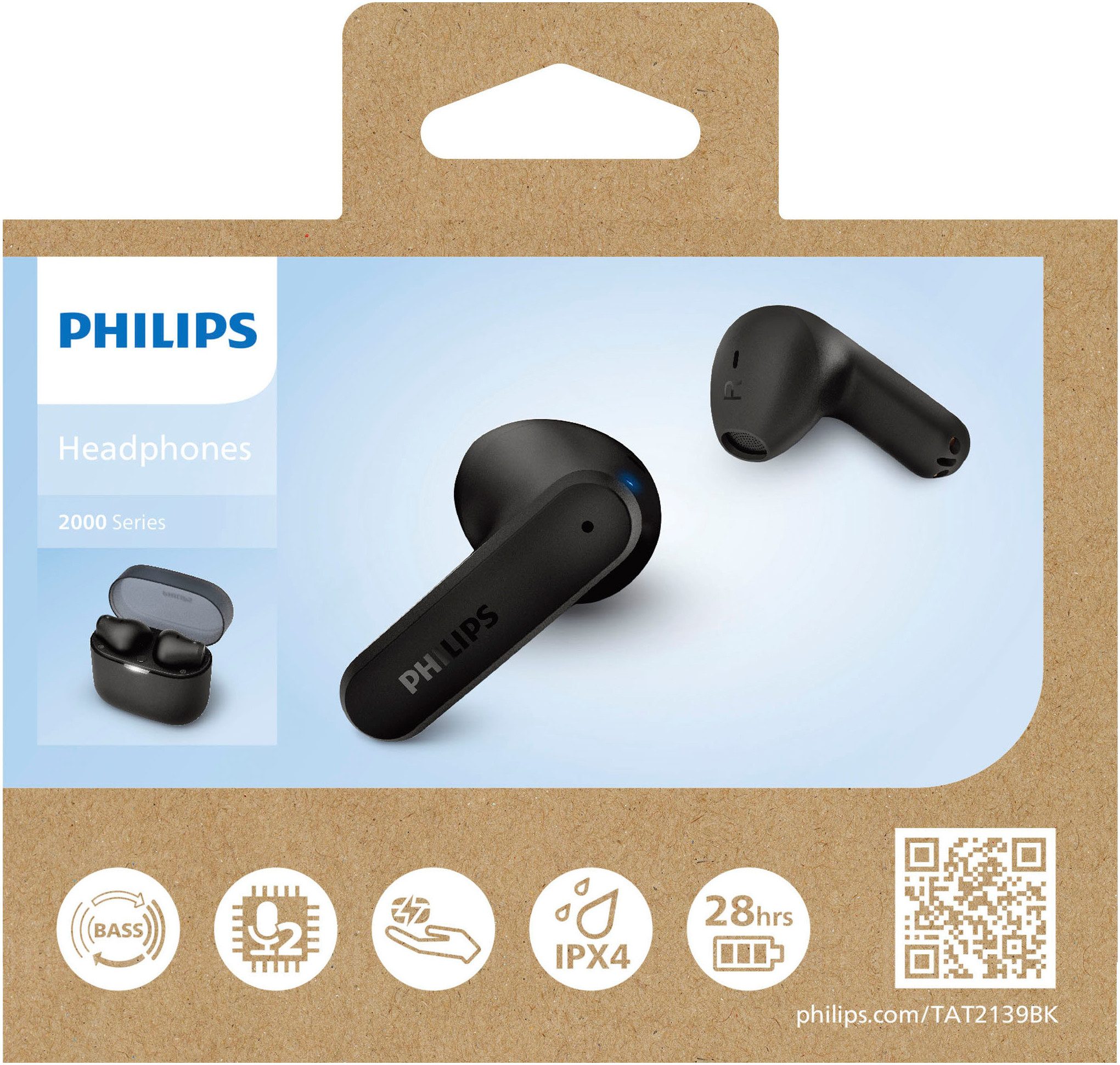 Philips In-ear koptelefoon TAT2139