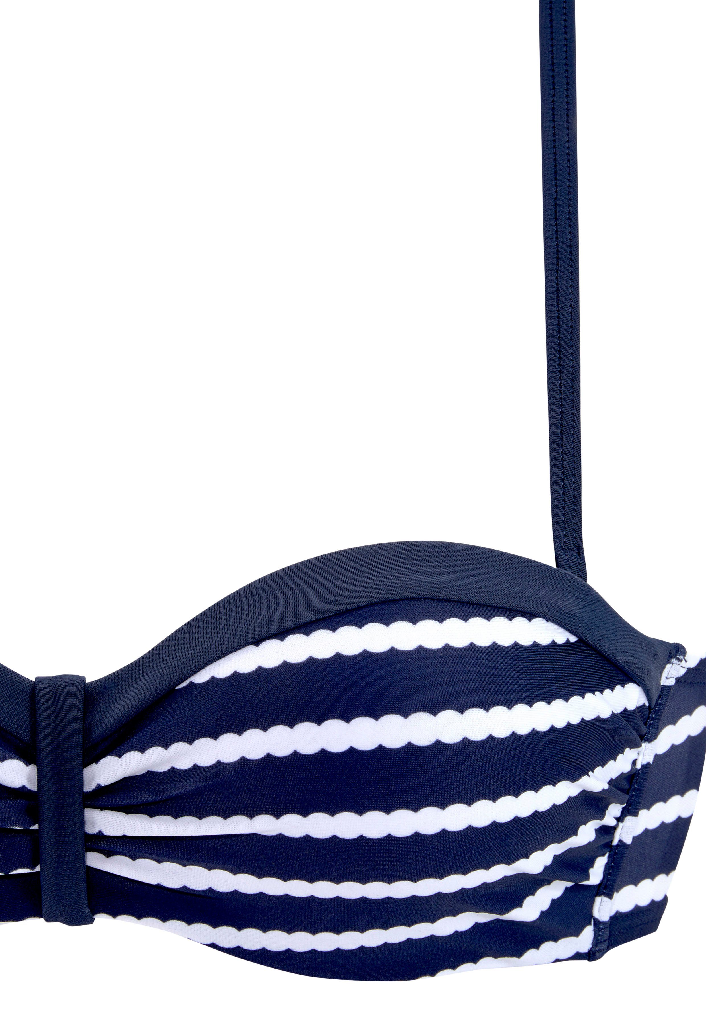 Lascana Beugelbikini in bandeaumodel met bandjes die op verschillende manieren te dragen zijn