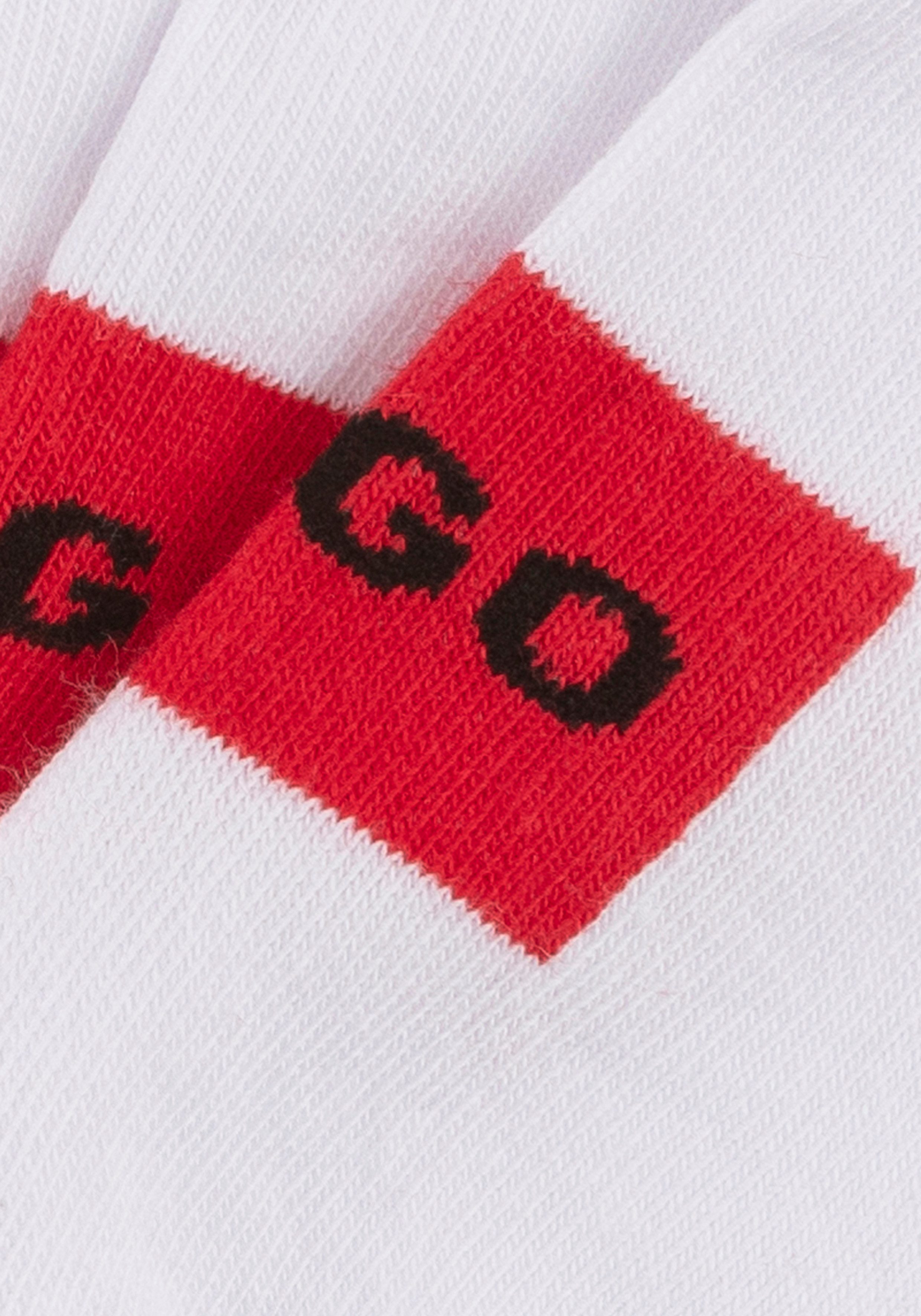 HUGO underwear Vrijetijdssokken 3P LC LABEL CC met geborduurd logo (set, 3 paar)