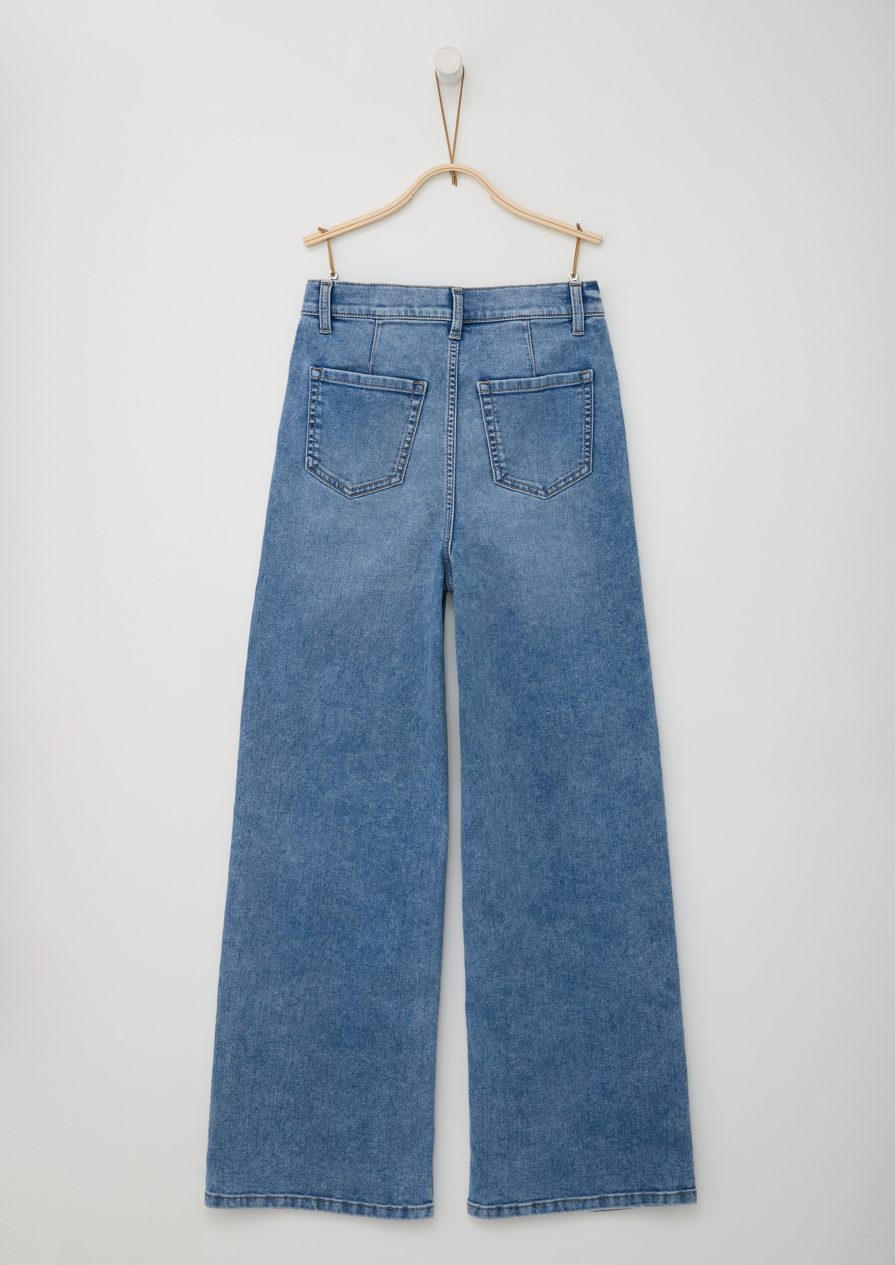 s.Oliver RED LABEL Junior Wijde jeans met zakken