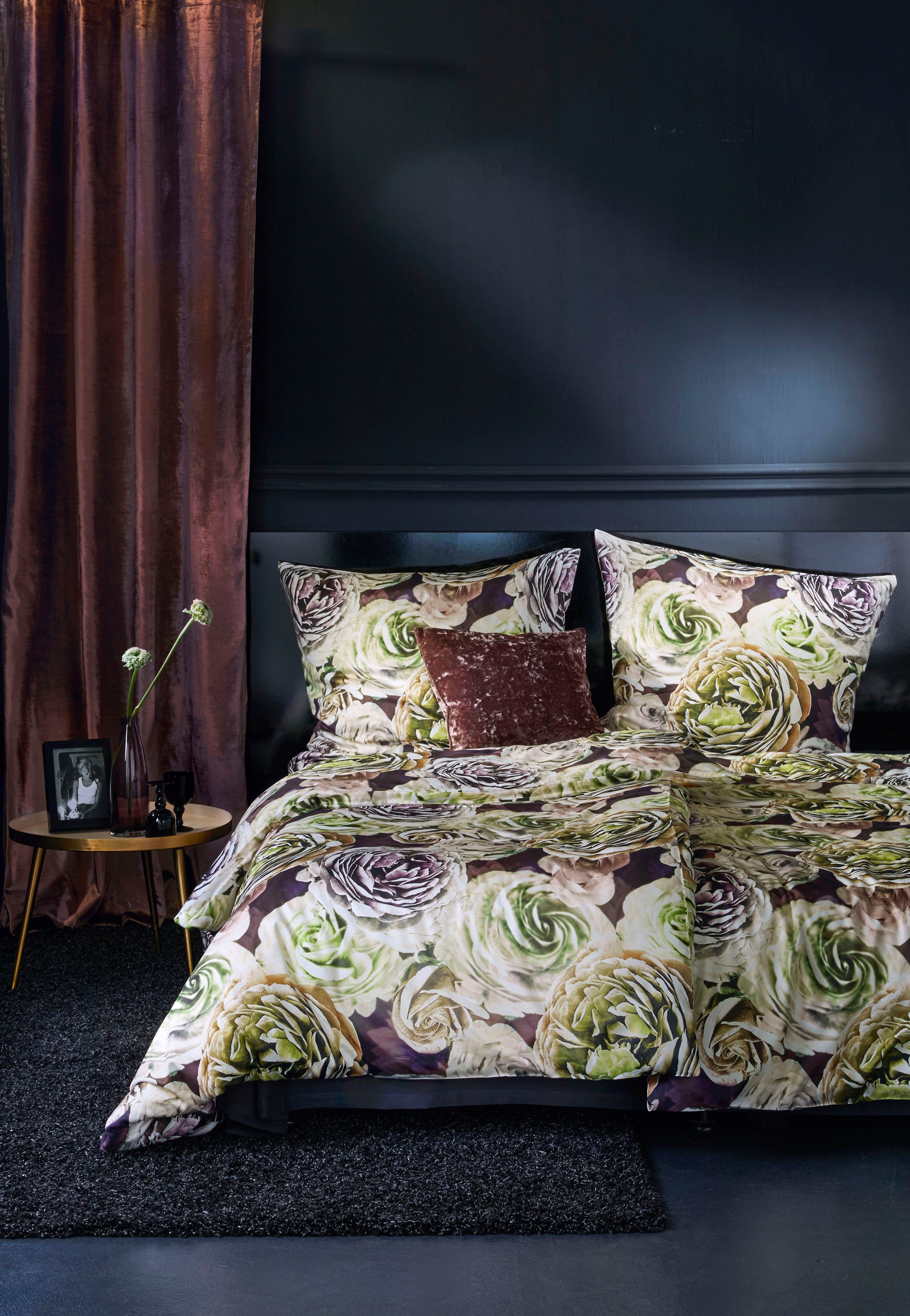 APELT Overtrekset Beatrice exclusief royaal bloemendesign als modieus statement (2-delig)