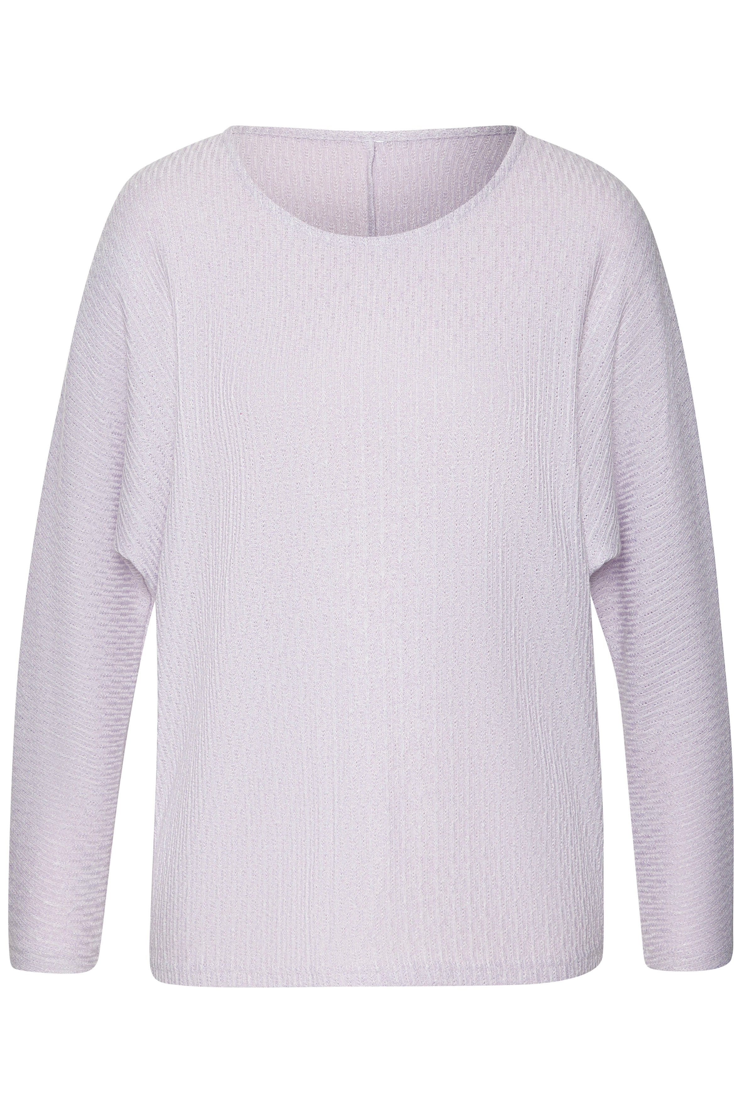 Vivance Shirt met lange mouwen In modieuze structuur-look van onderhoudsvriendelijke breikwaliteit met viscose (Set van 2)