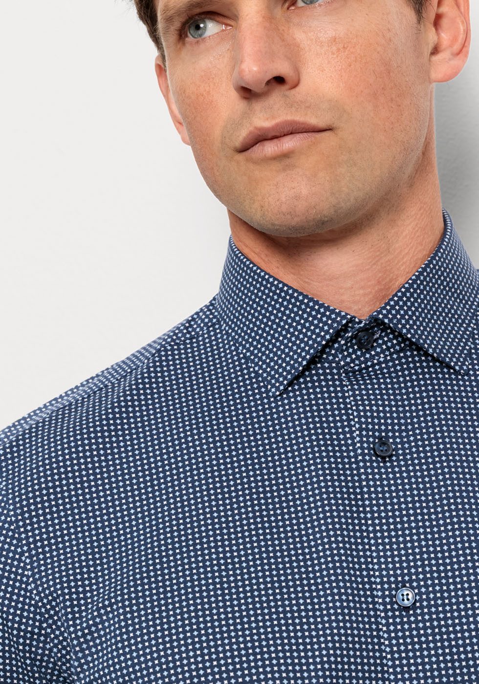 OLYMP Businessoverhemd Level Five 24/Seven body fit 24/seven dynamic flex jersey kwaliteit