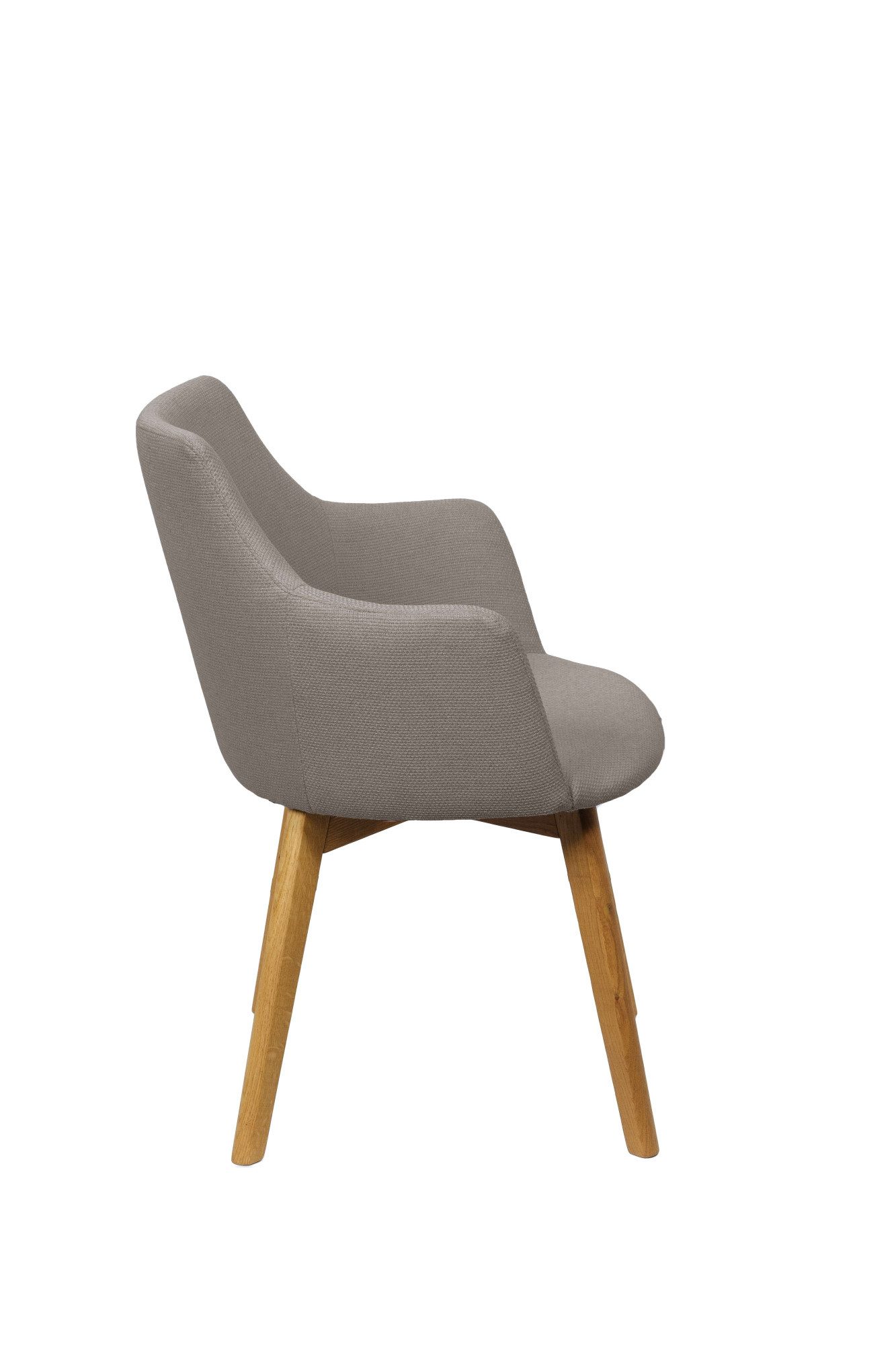 Home affaire Stoel met armleuningen Ena eettafelstoel, gestoffeerde fauteuil, woonstoel, eetstoel met armleuningen (set, 2 stuks)