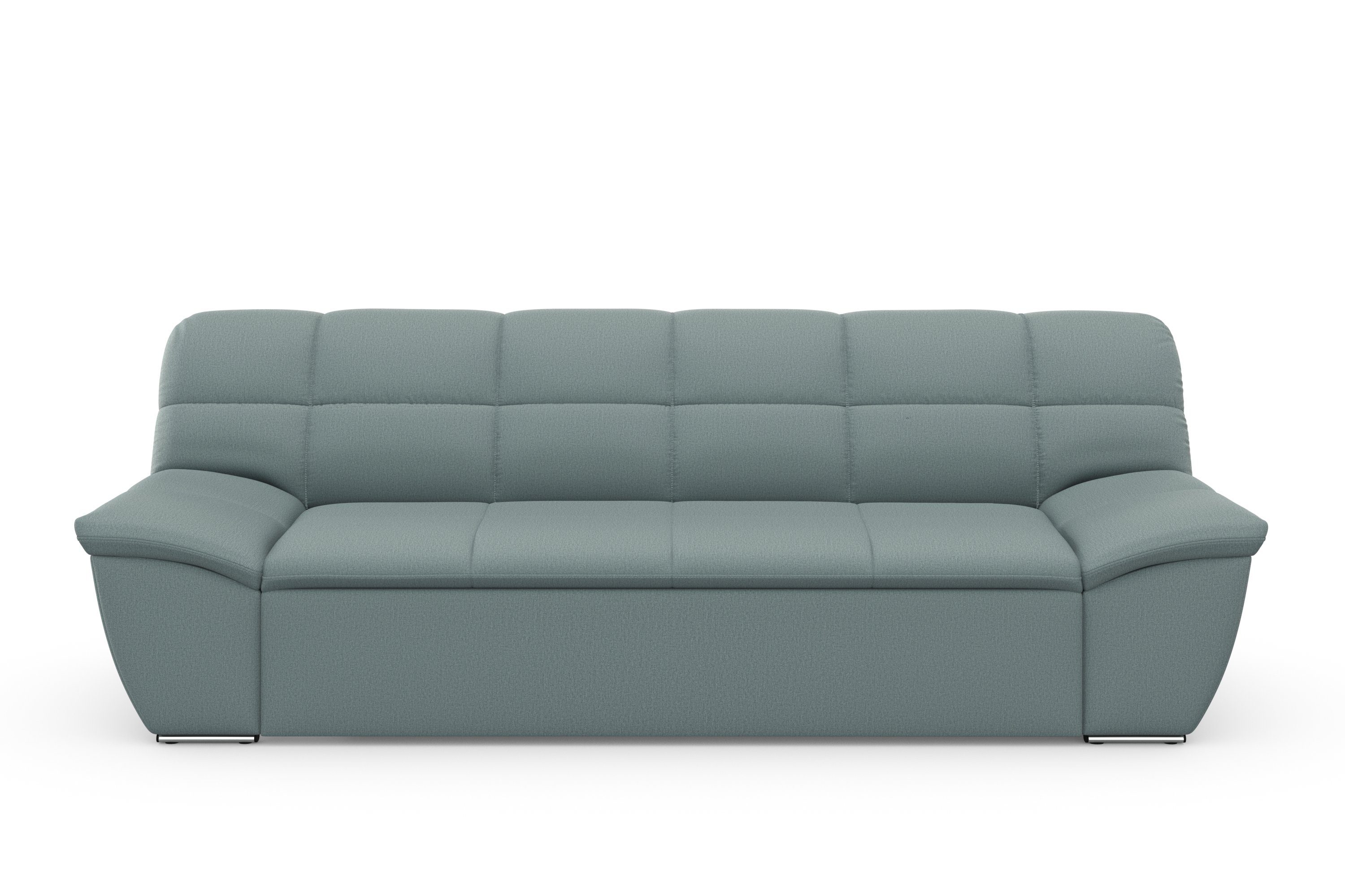 DOMO collection 3-zitsbank Splash, moderne stiksels in de zitting en rug, comfortabel,