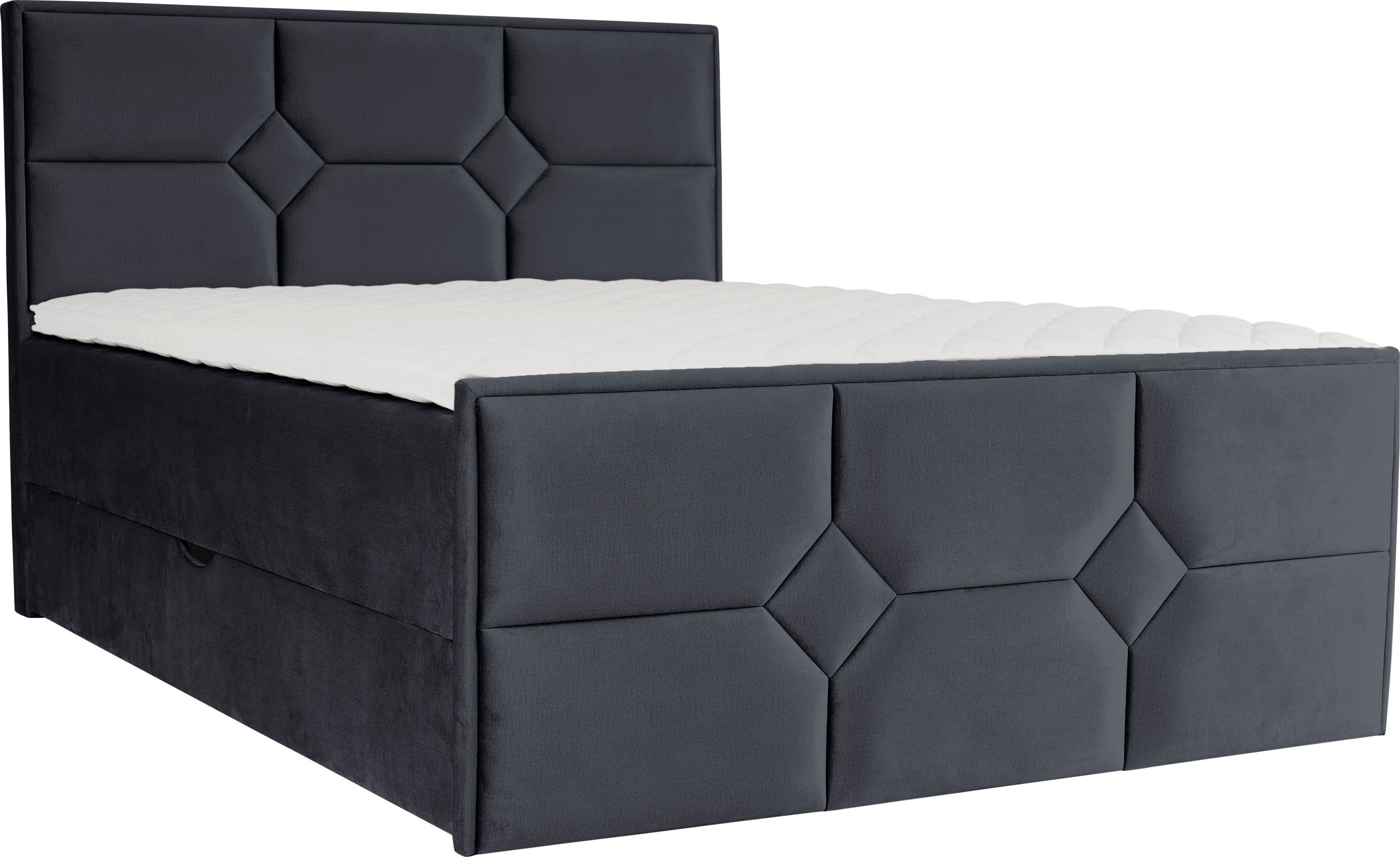 Leonique Boxspring Ambre met pocketveringsmatras