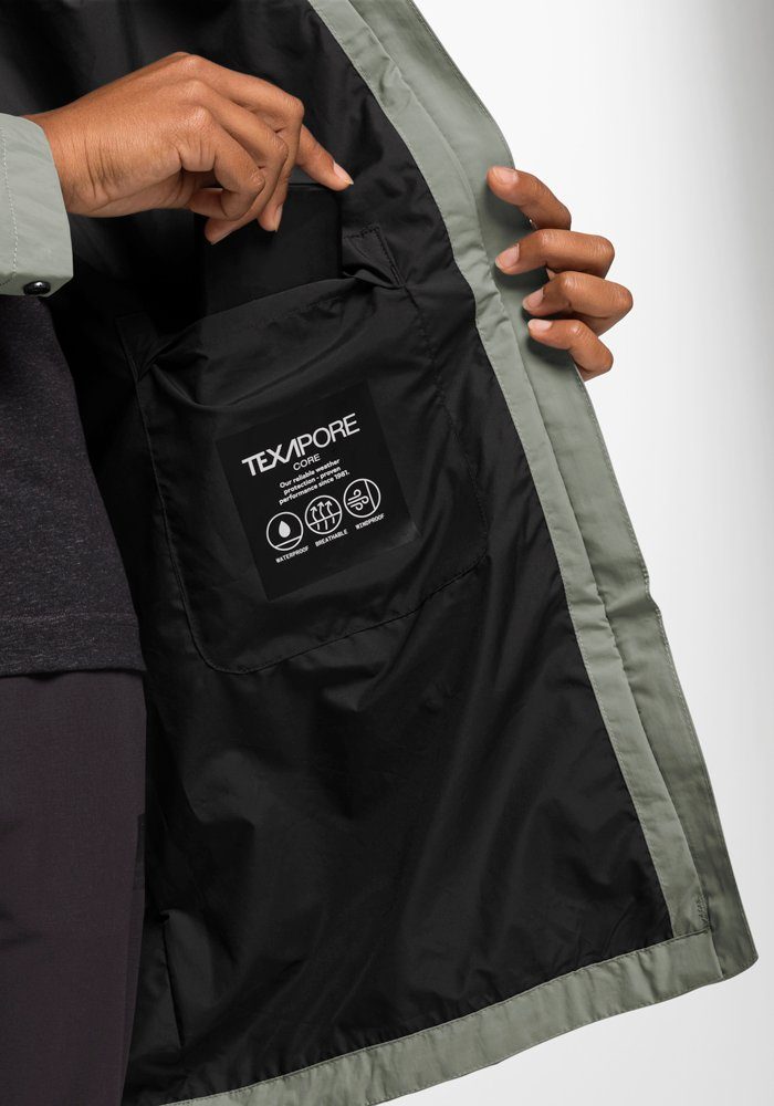 Jack Wolfskin Regenjas NORDEN PORT COAT W