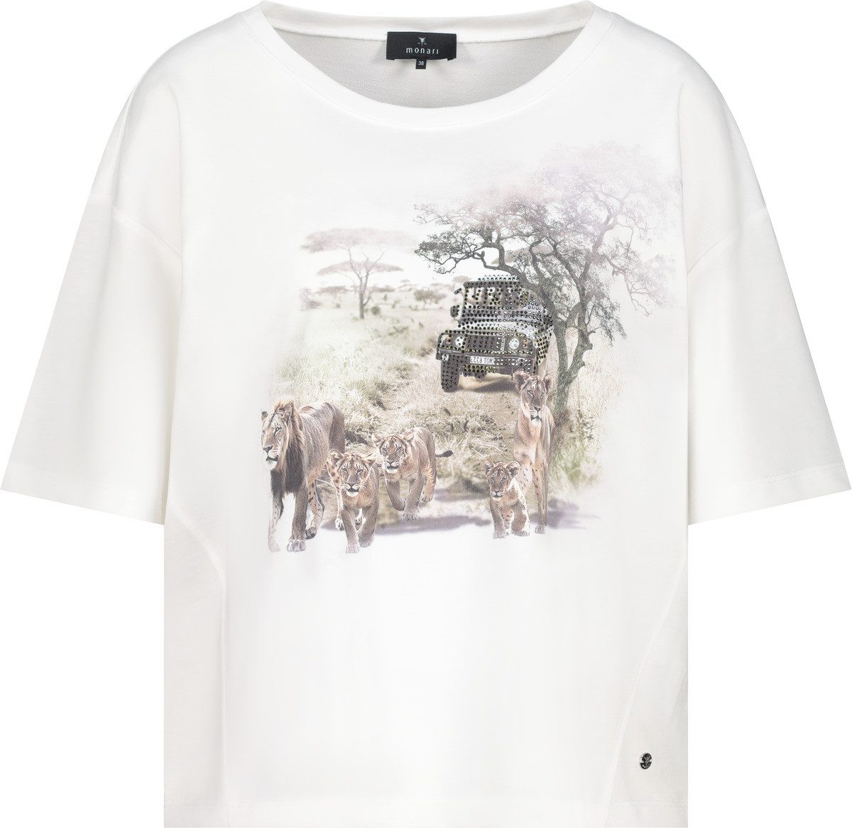 Monari Shirt met ronde hals Met een ronde hals