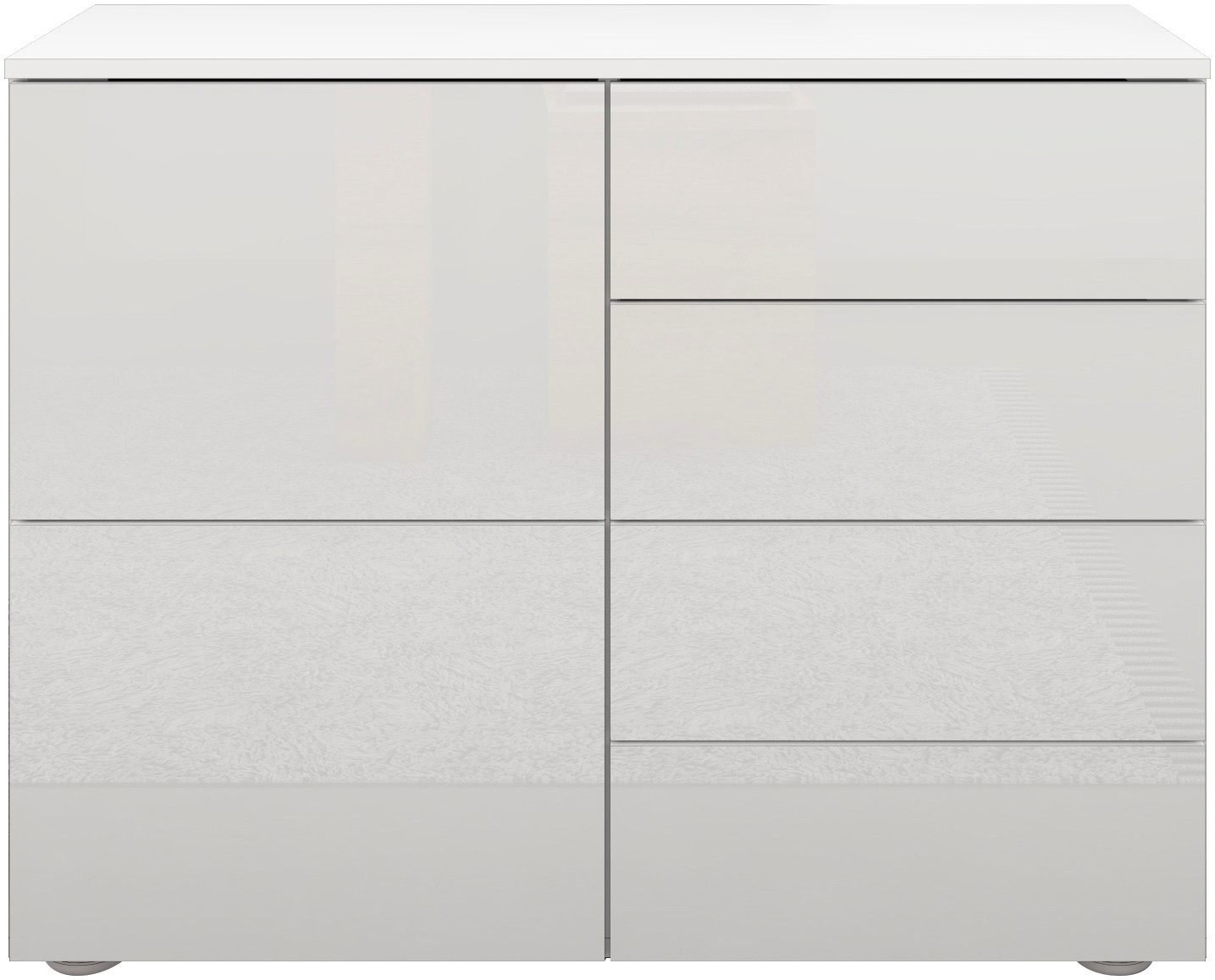 borchardt Möbel Kast Drukknop (Push-To-Open), in hoogte verstelbare planken