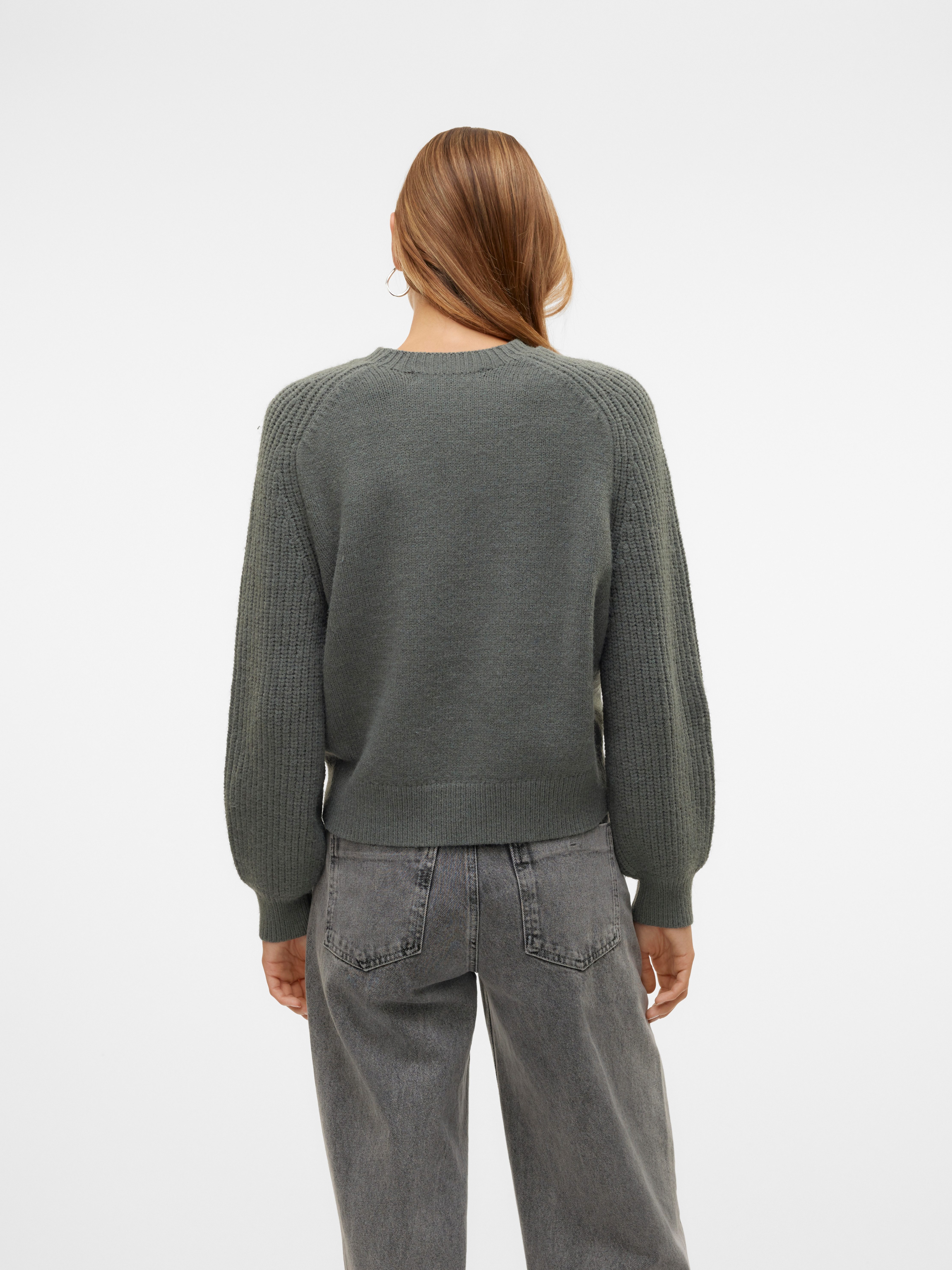 Vero Moda Trui met ronde hals VMENYA LS O-NECK PULLOVER BOO