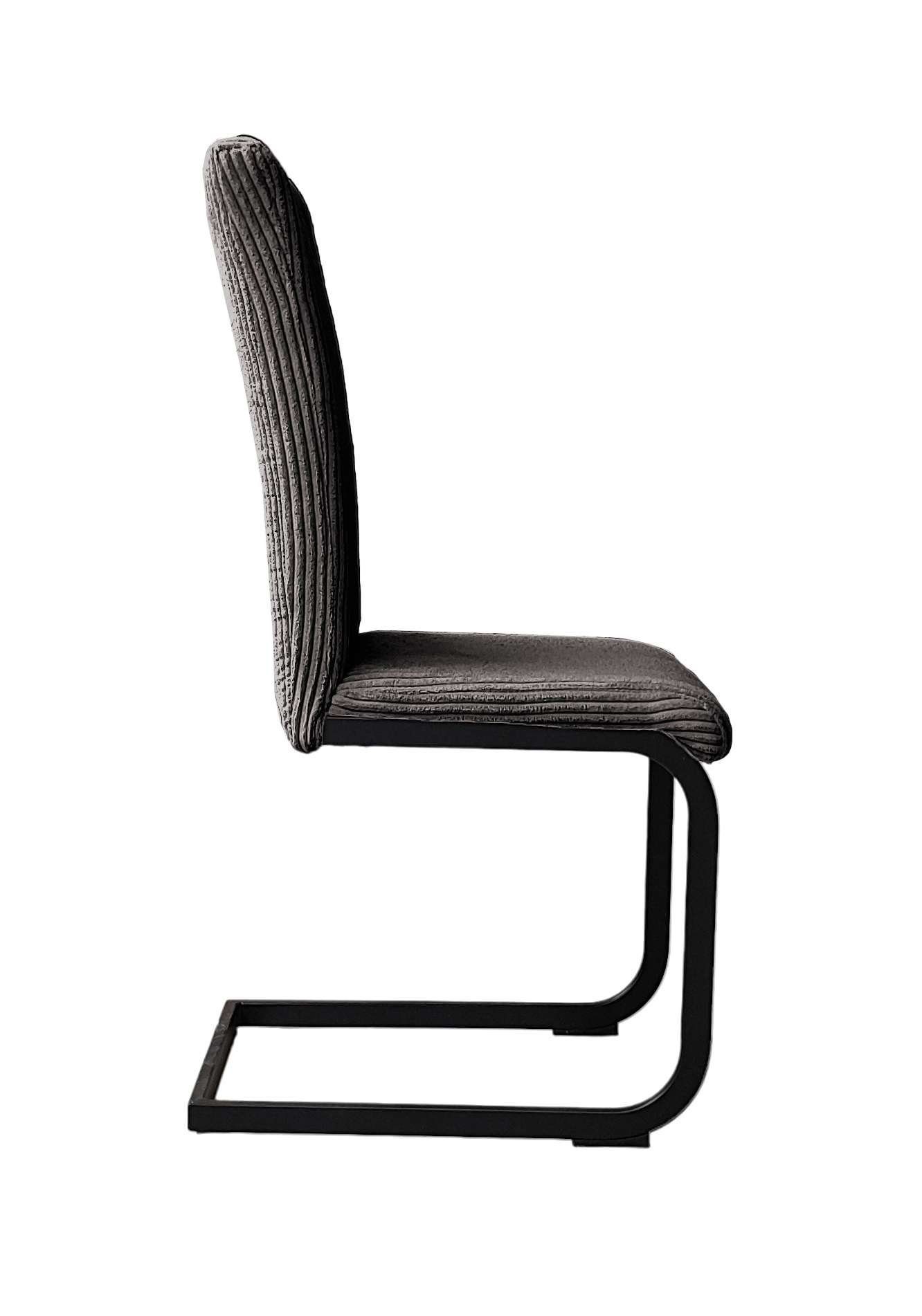 Home affaire Eethoek Oliver Hoekbank met golfvering in de zitting, tafel massief eiken (set, 4-delig)