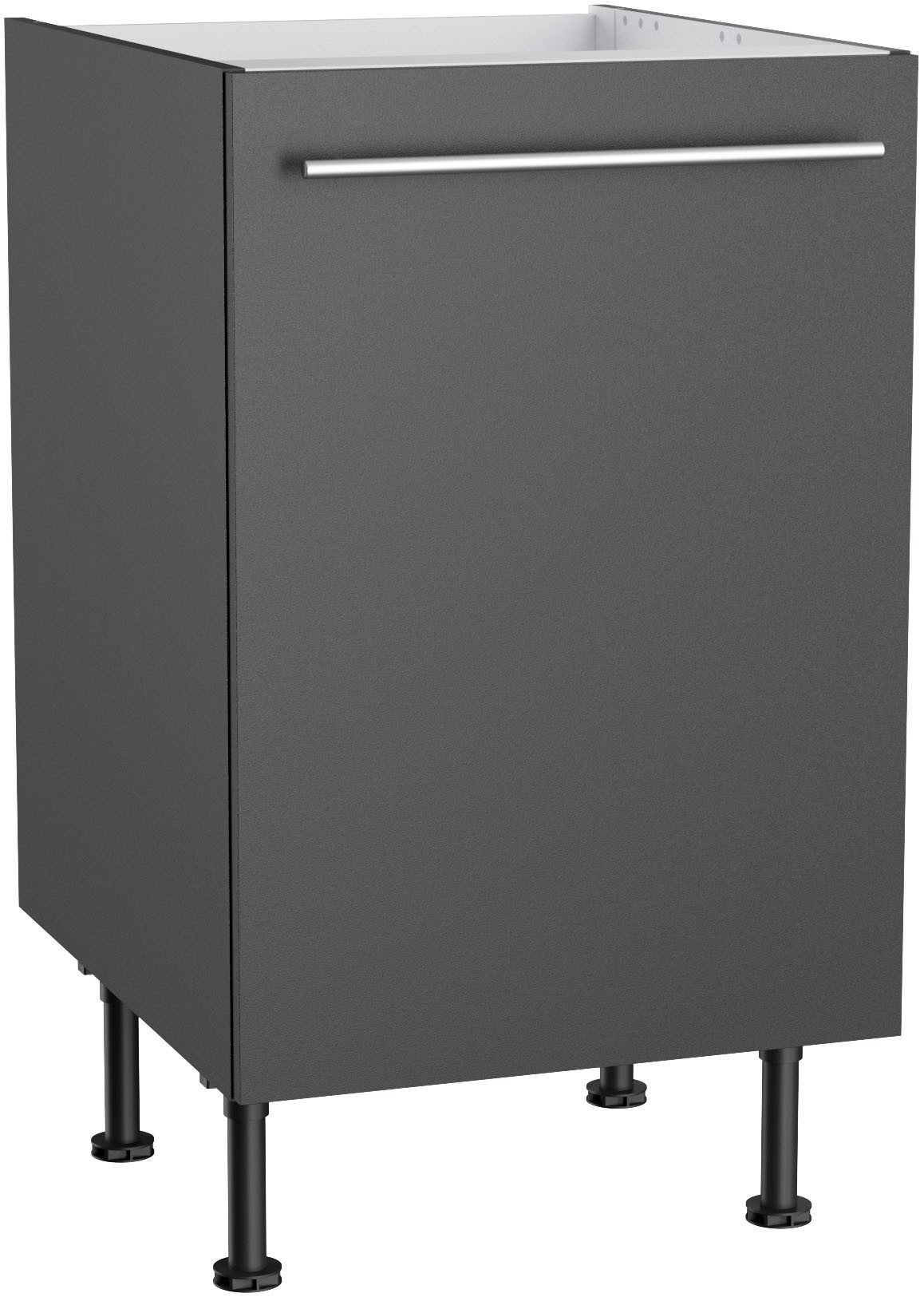 OPTIFIT Gootsteenkast Bern2 Breedte 50 cm, 1 deur gootsteenkasten grijs