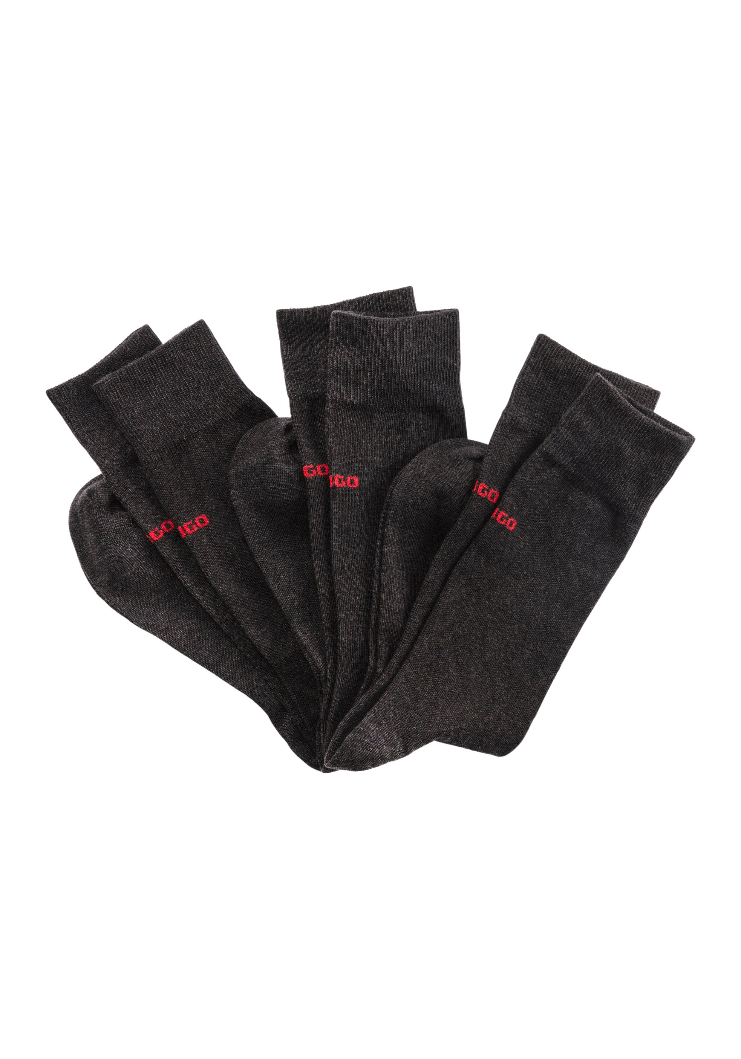 HUGO underwear Business-sokken 3P RS UNI COLORS CC met hugo boss logo-opschrift (3 paar, Set van 3)