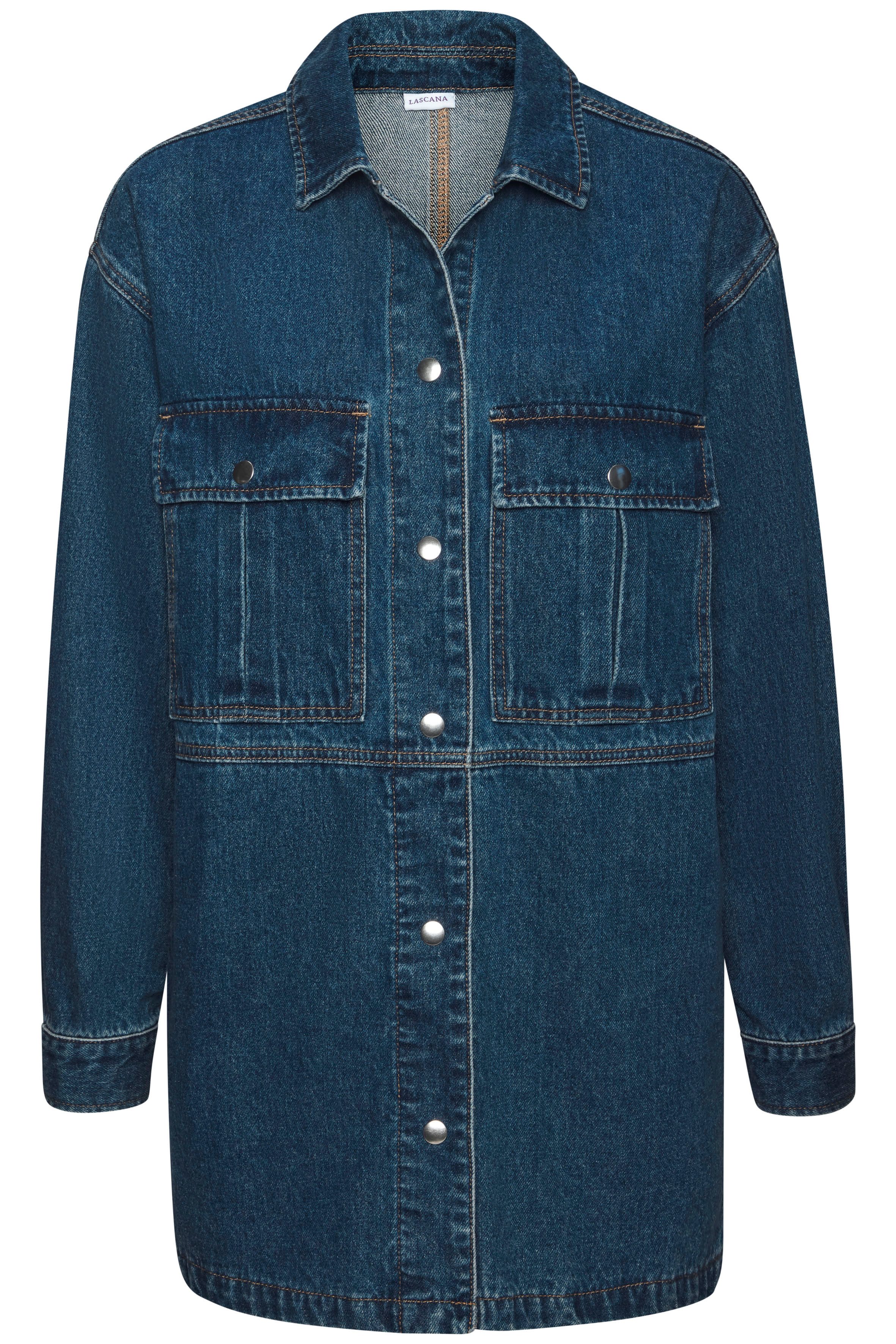Lascana Jeansjack met splitjes opzij